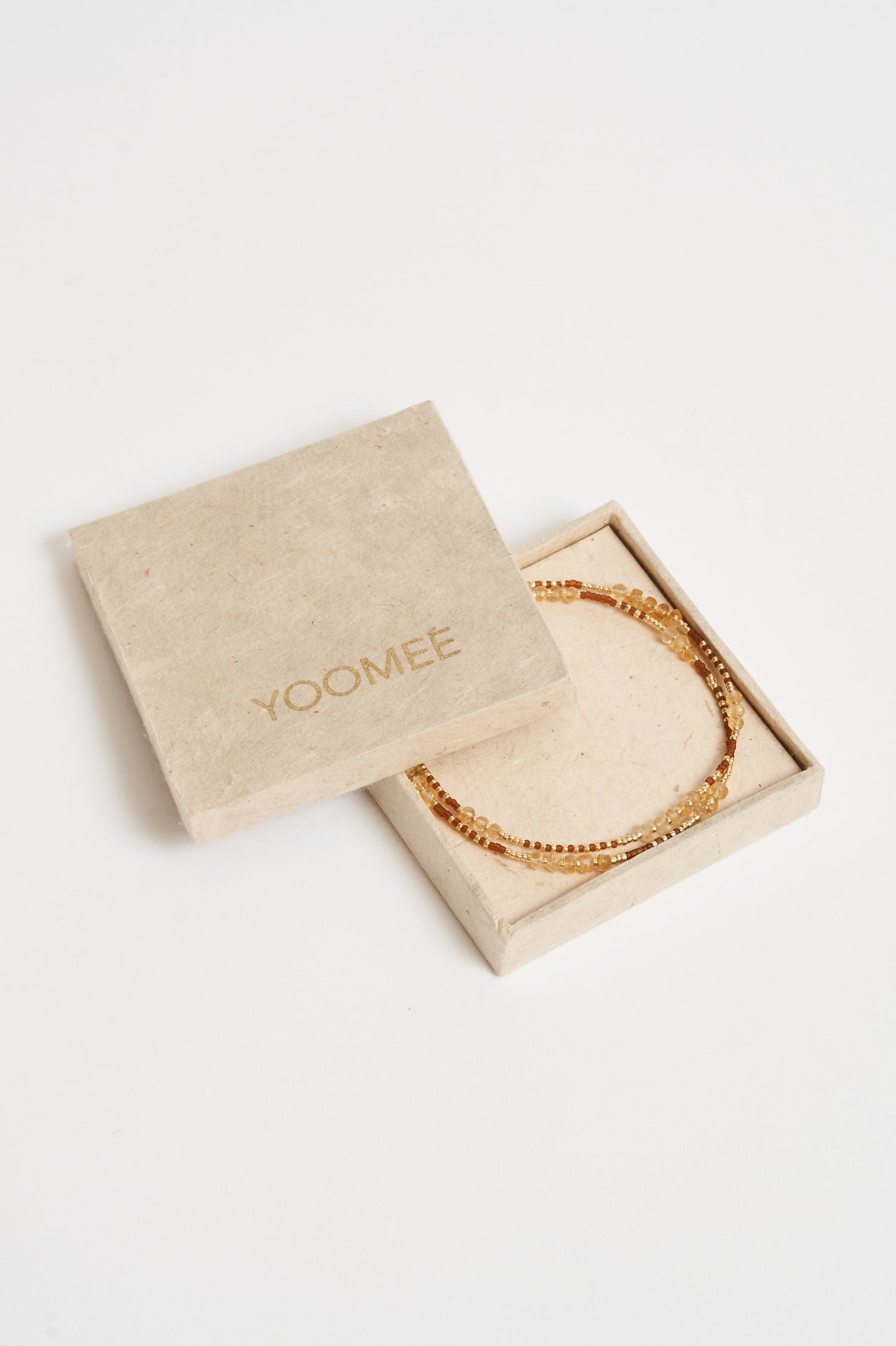 necklace - DINA citrin - amber