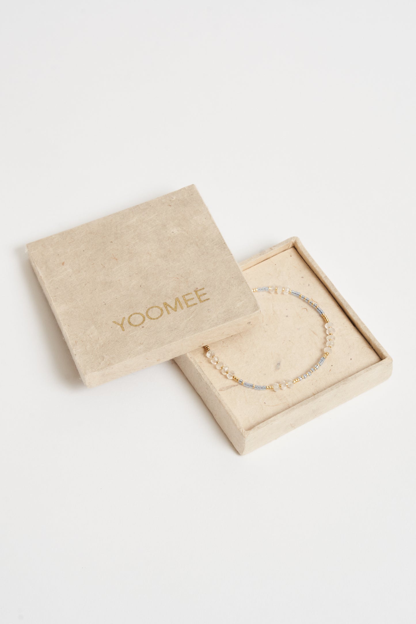 bracelet - DINA moonstone - sky blue