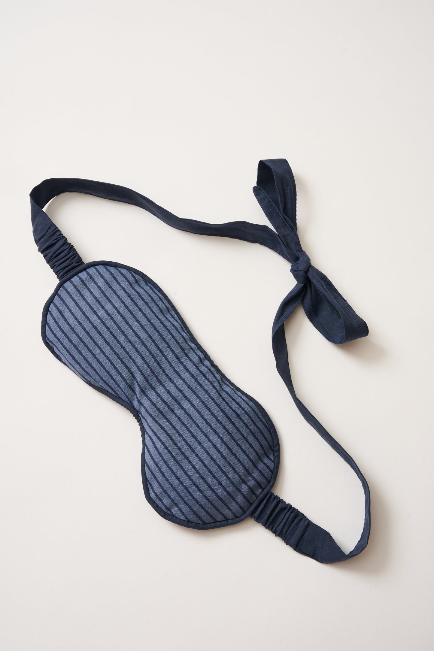 eye mask - RAHA striped - blue