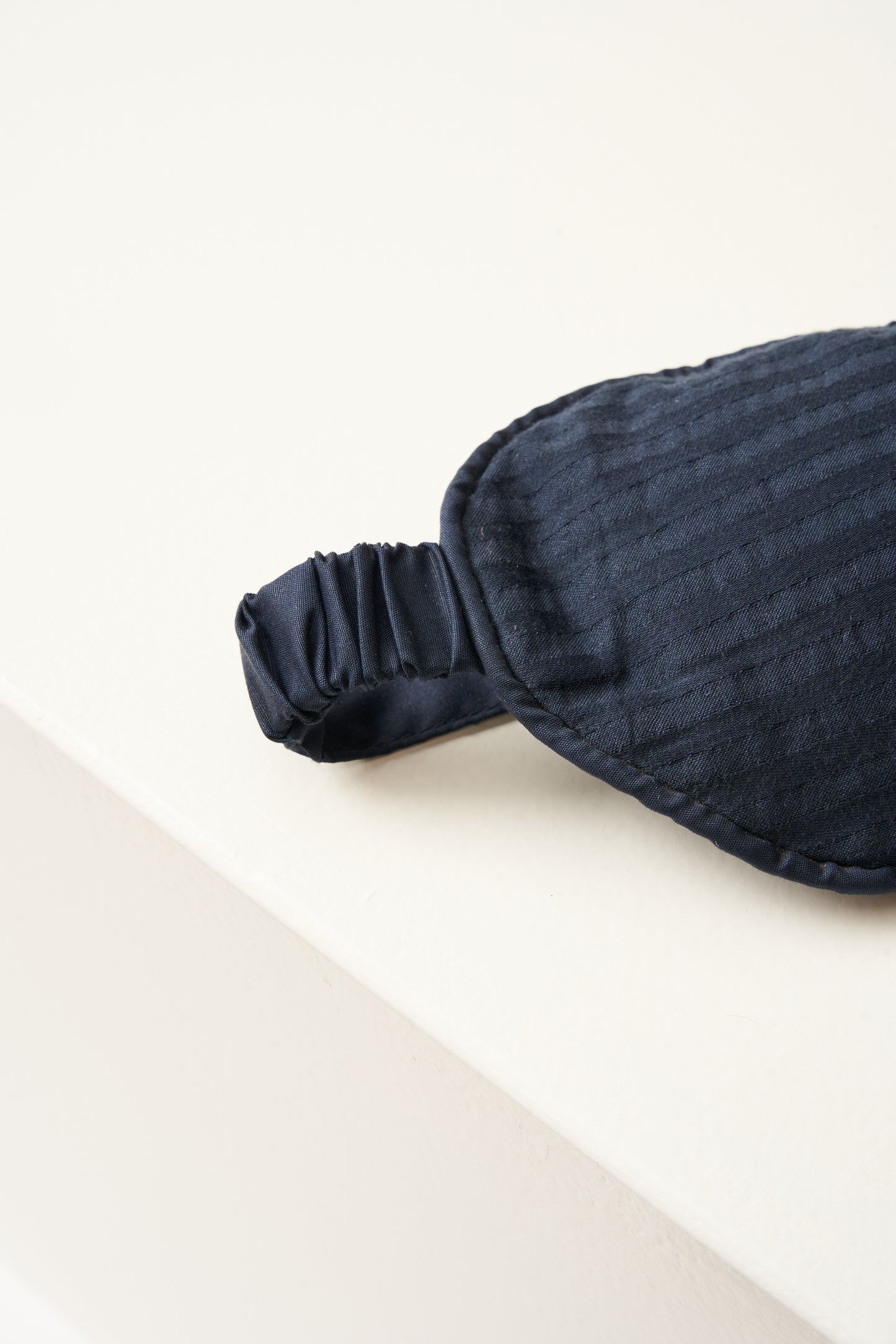 eye mask - RAHA striped - dark blue