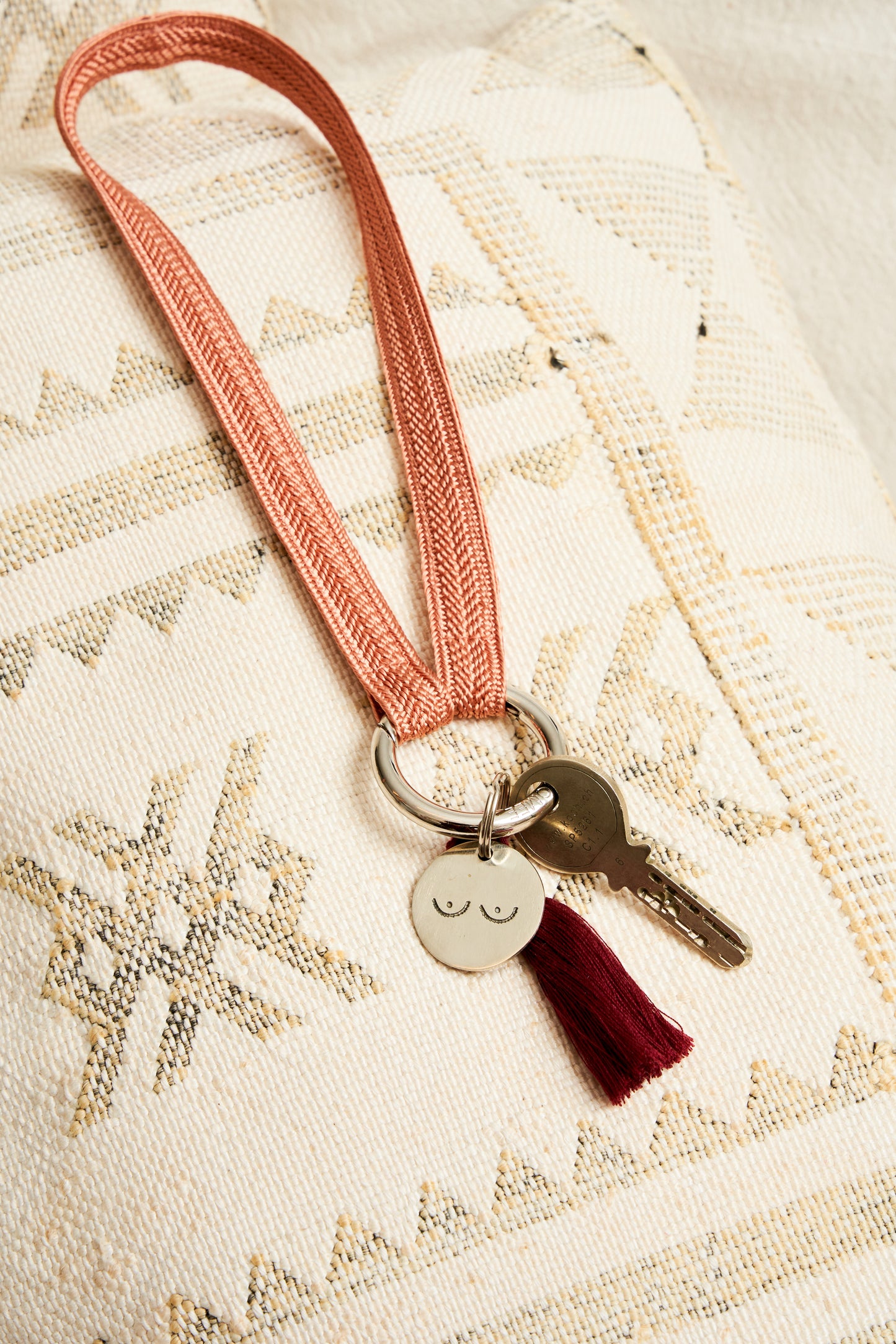 keychain band - ZAHRA mini - juicy peach