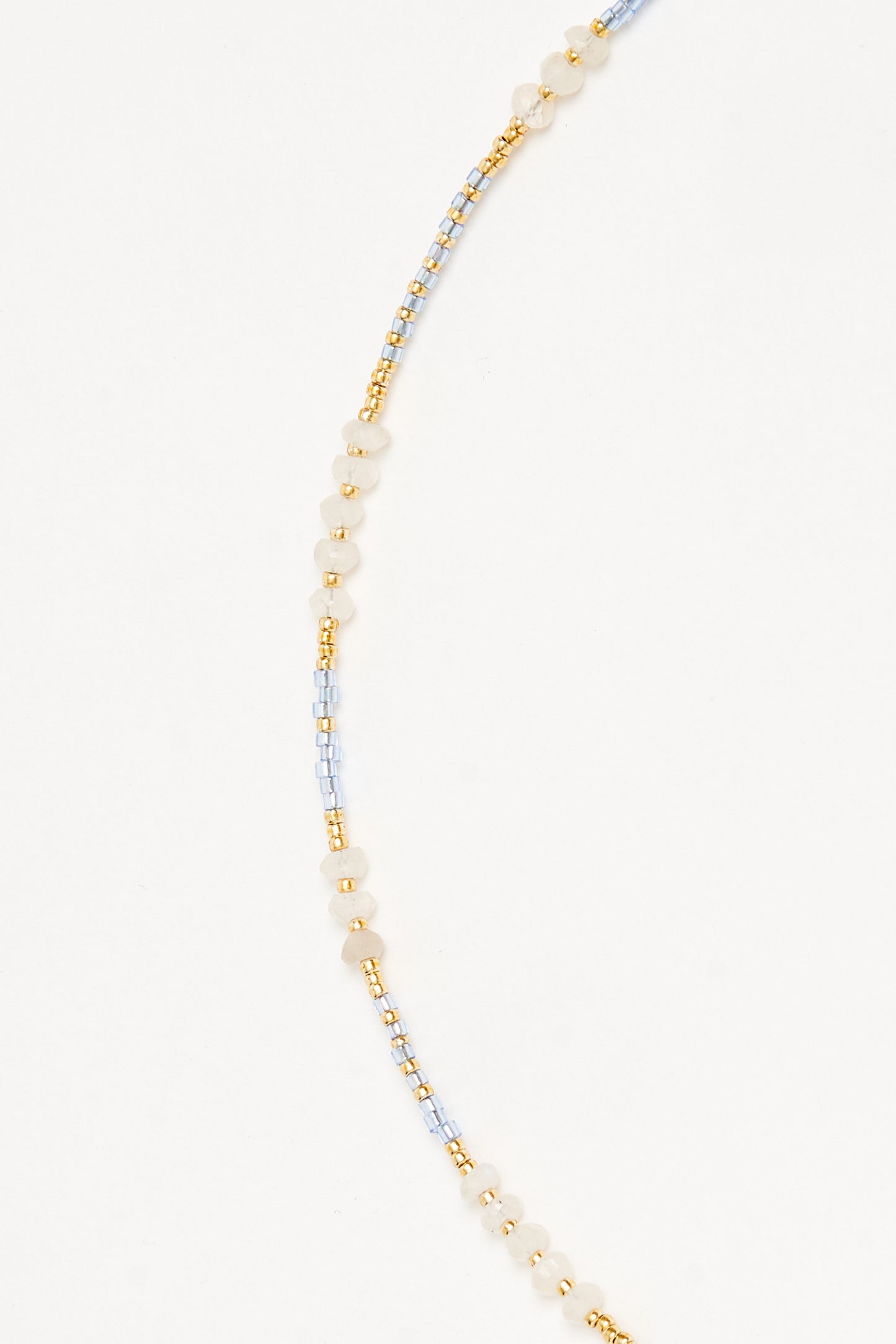 necklace - DINA moonstone - sky blue