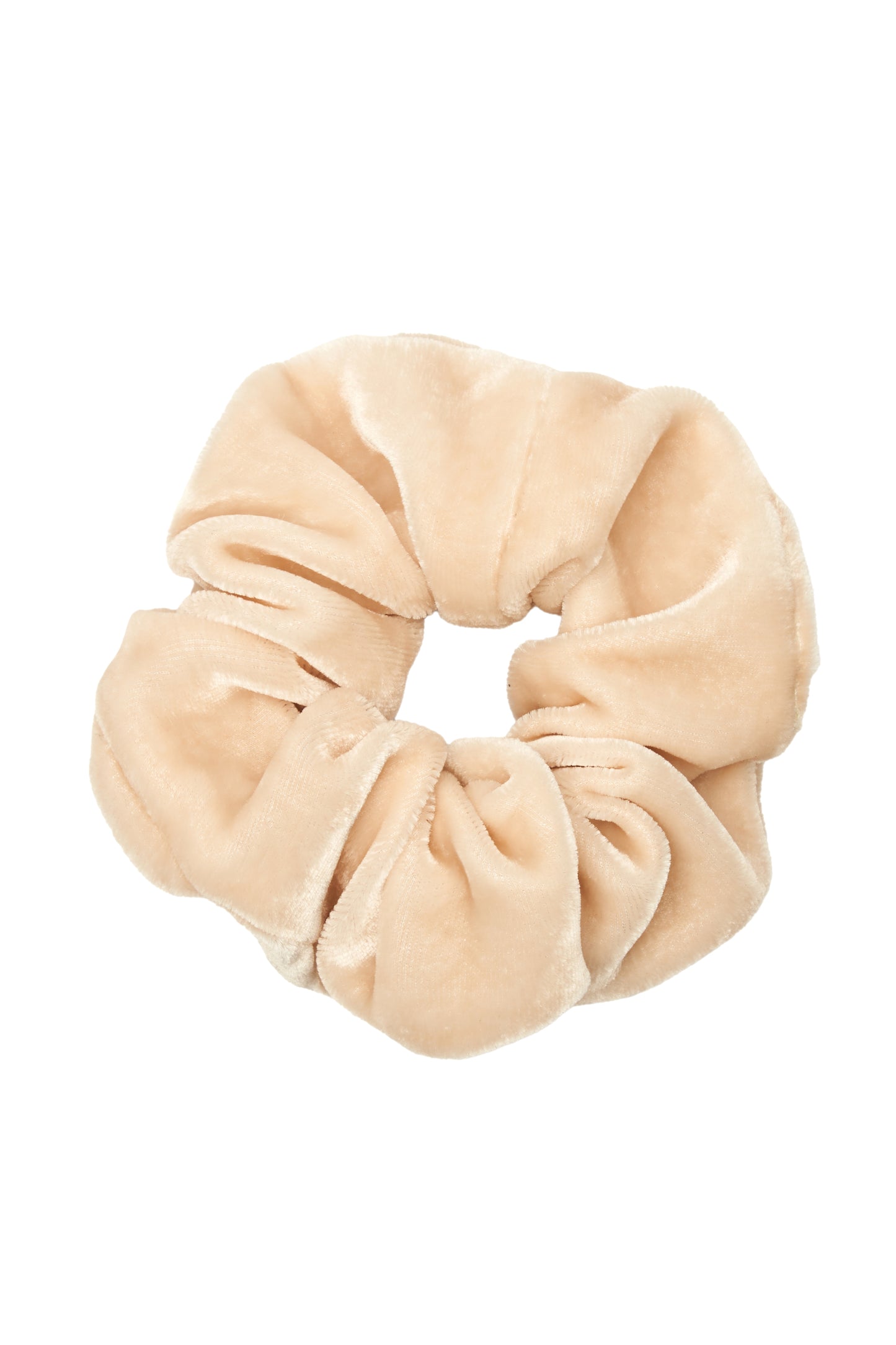 scrunchie - MEDINA velvet silk - apricot