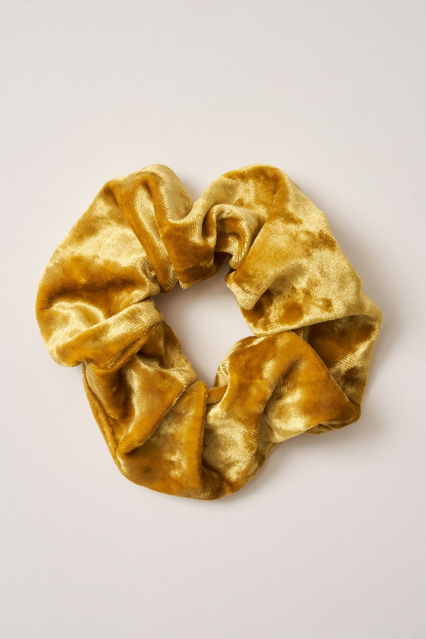 scrunchie - MEDINA velvet - yellow