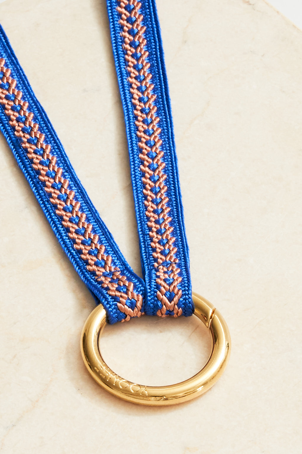 keychain band - ZAHRA mini - majorelle love