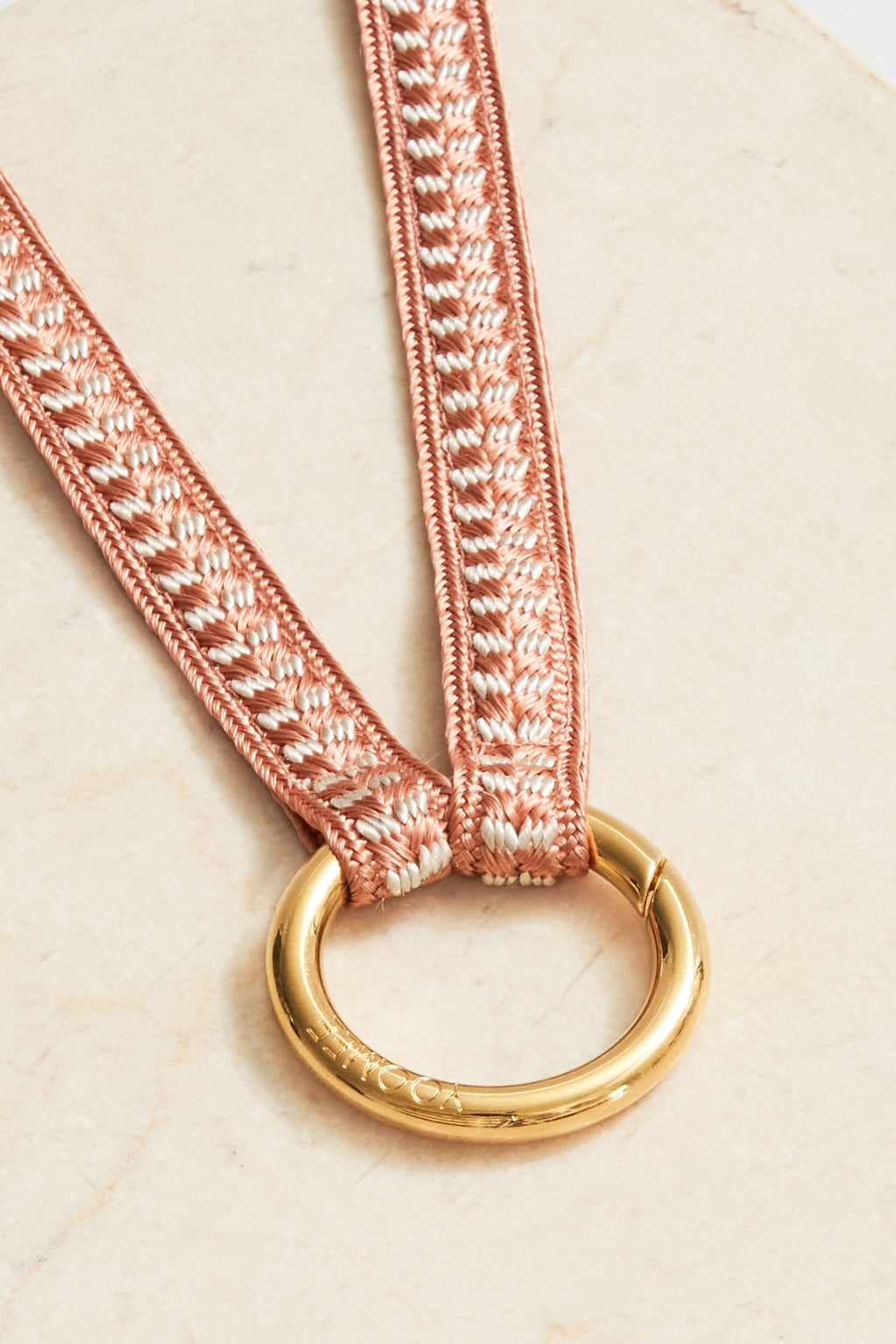 keychain band - ZAHRA mini - marrakech rose