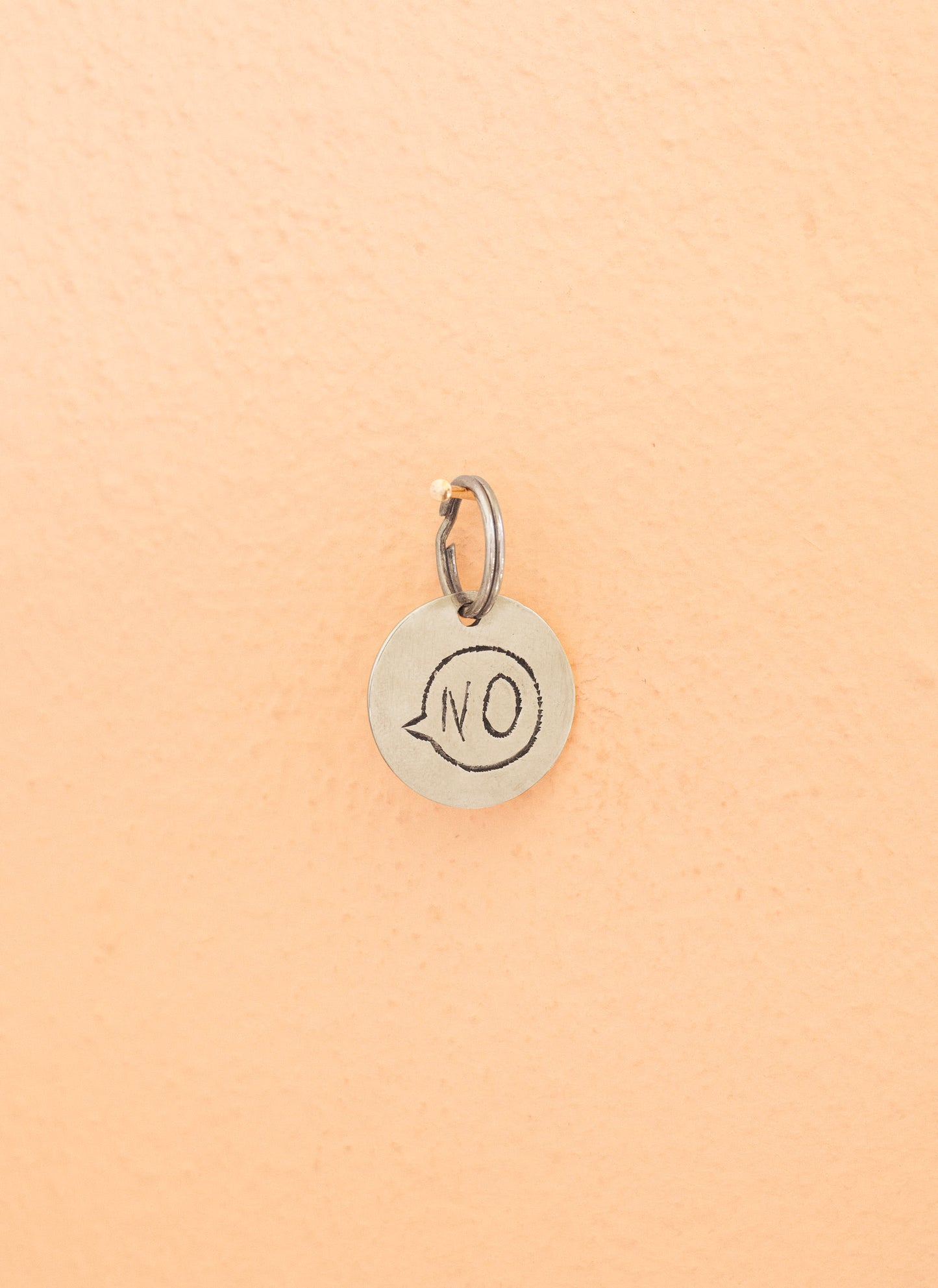 key tag - mini - say NO - sale