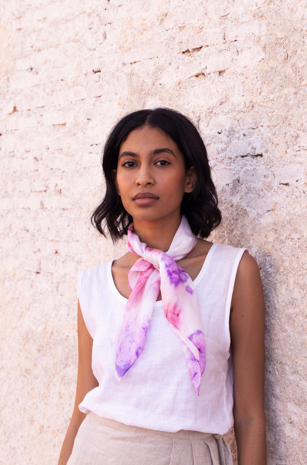 foulard - JMIAA - magnolia