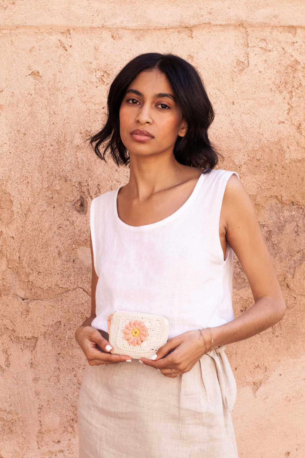 WARDA wallet - peach - sale
