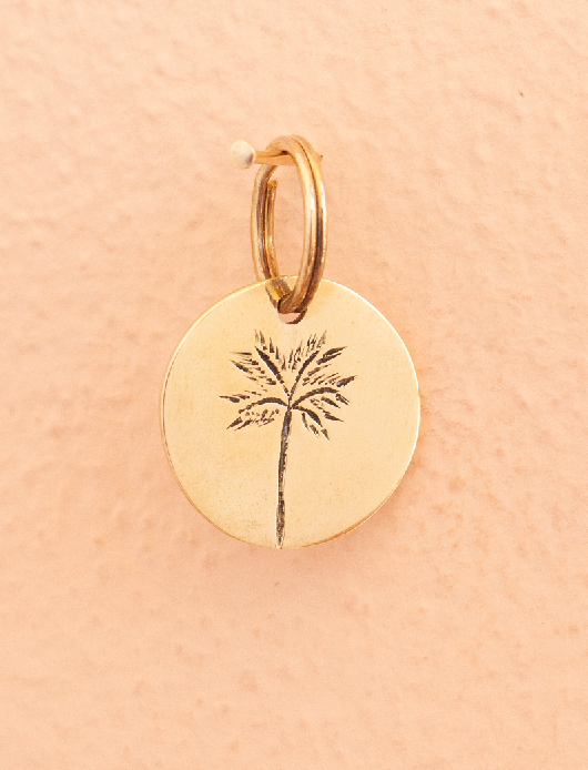 key tag - mini - palm