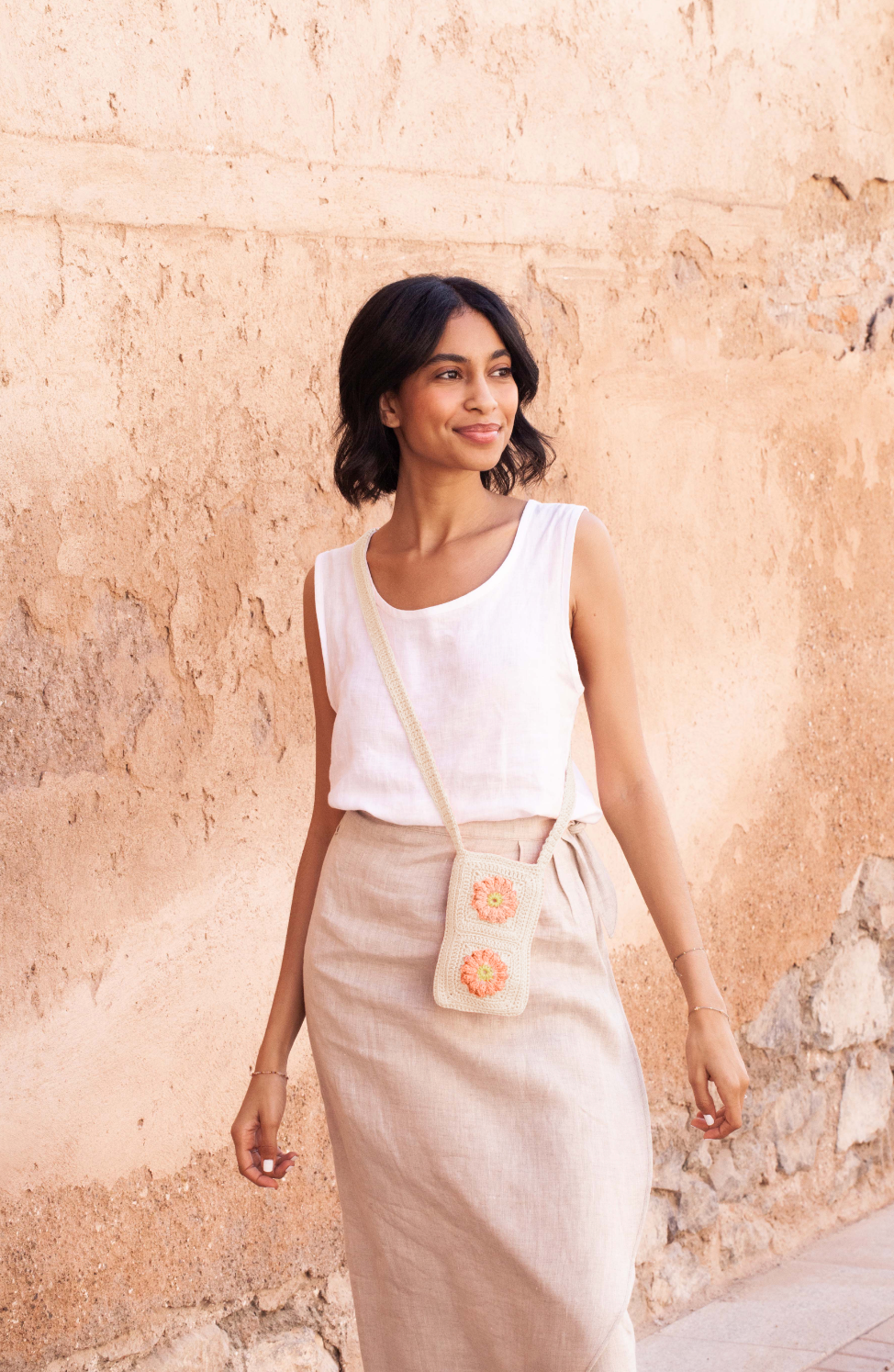 WARDA phone case - peach