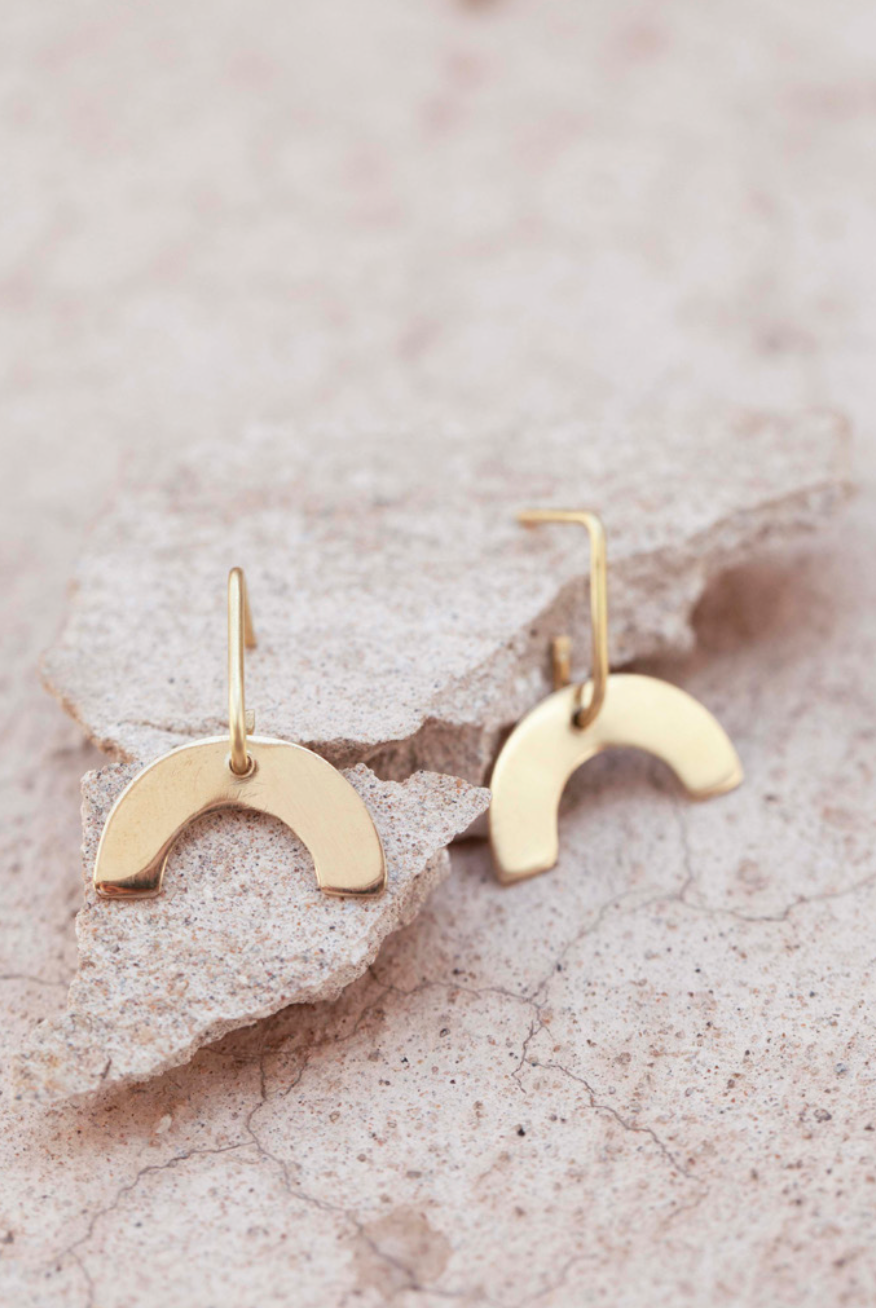 earring pendant - DINA - rainbow