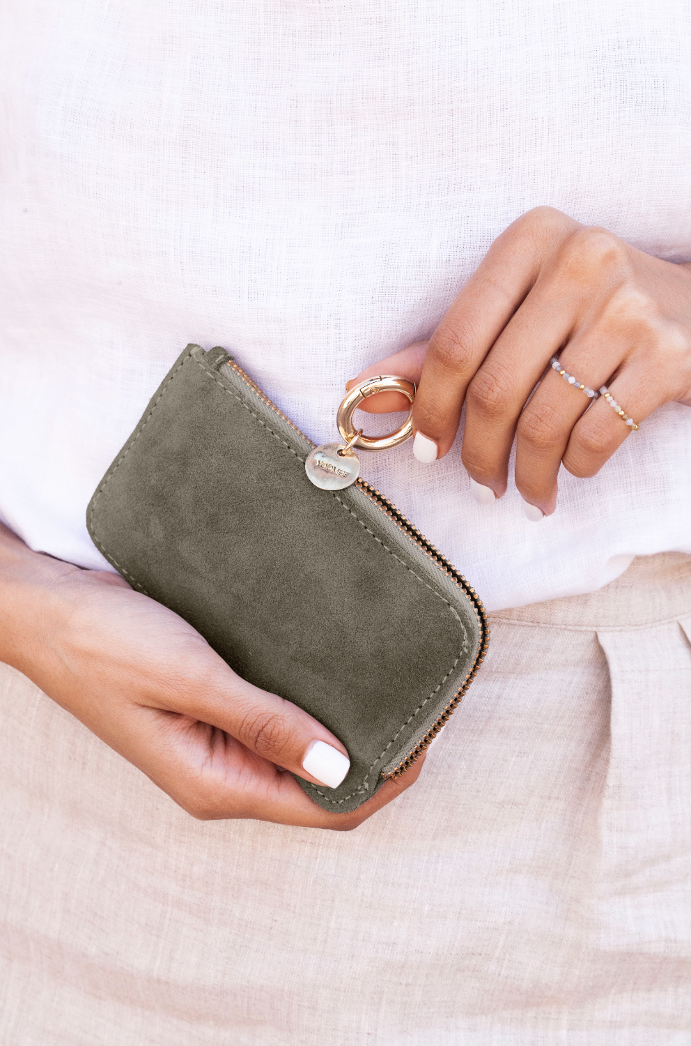 wallet - DENYA - elephant grey