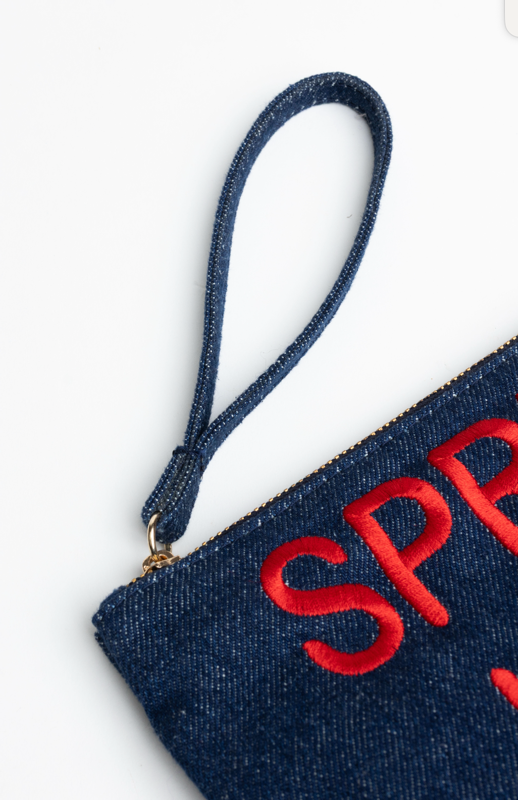 pouch - MOUHIM denim - spread love everyday