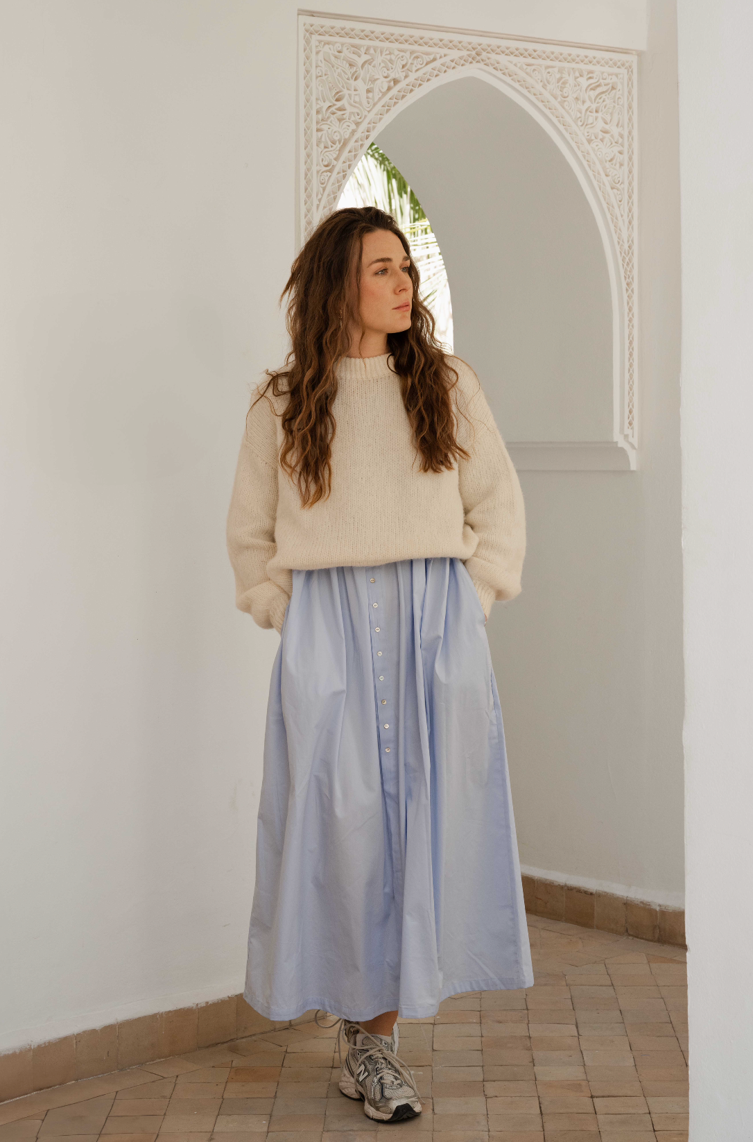 maxi dress - NOUR - diverse