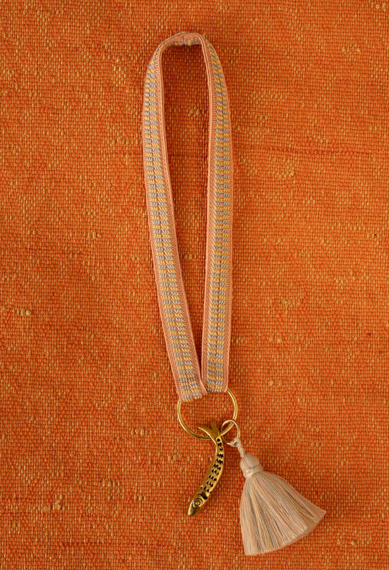 keychain band mini - ZAHRA - cotton candy