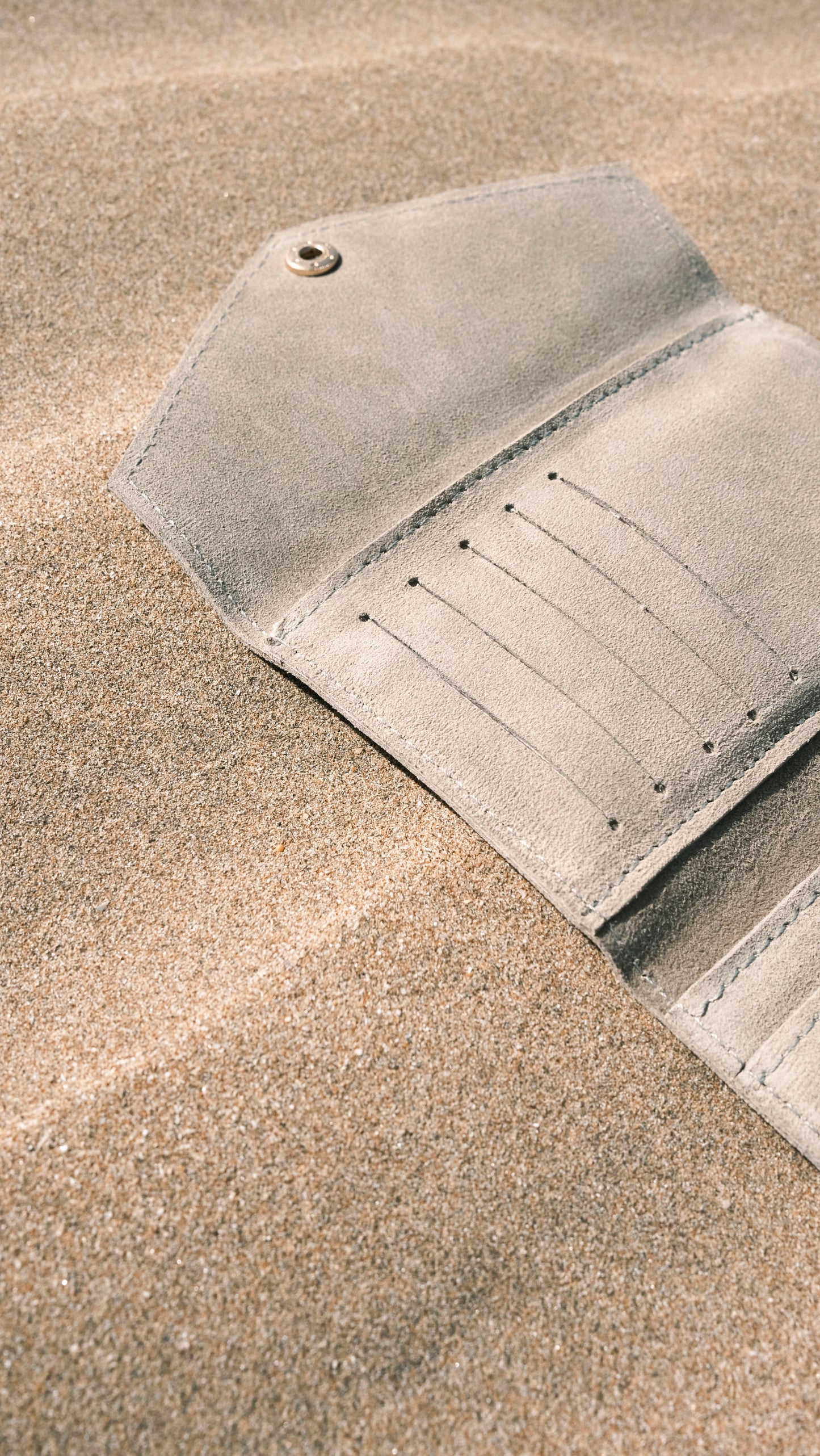 flip wallet - DENYA - taupe
