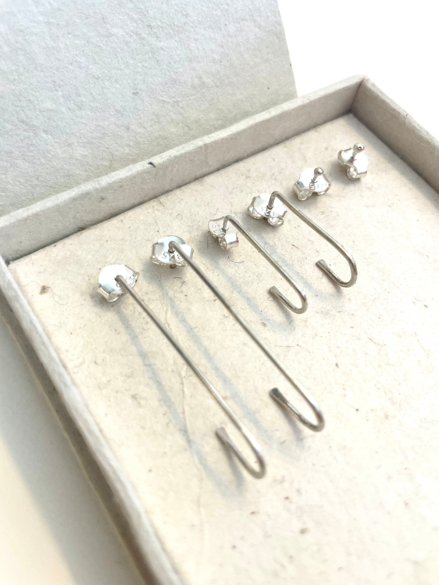 earring studs - DINA - set of three