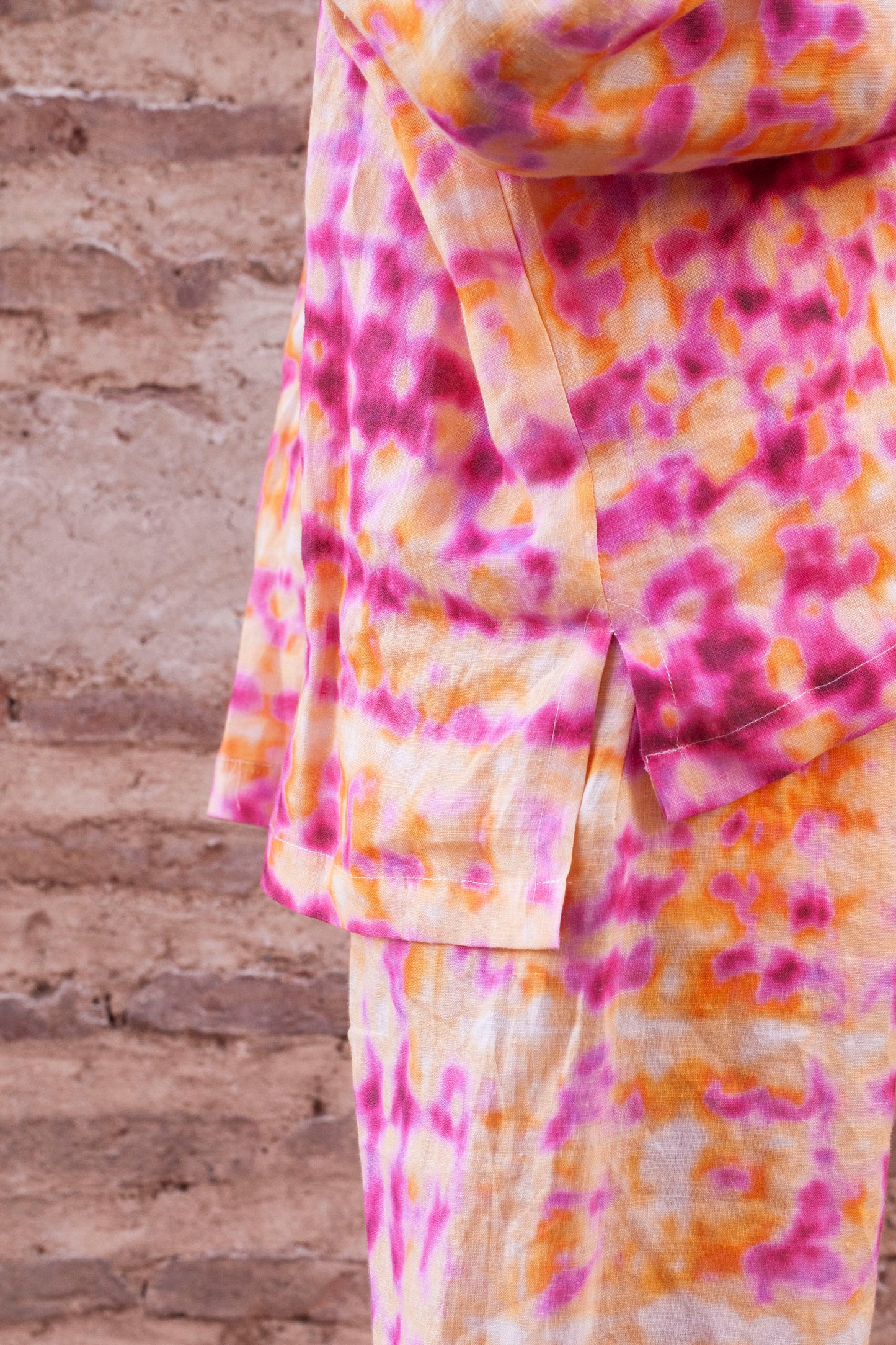 linen shirt - MARA - acid