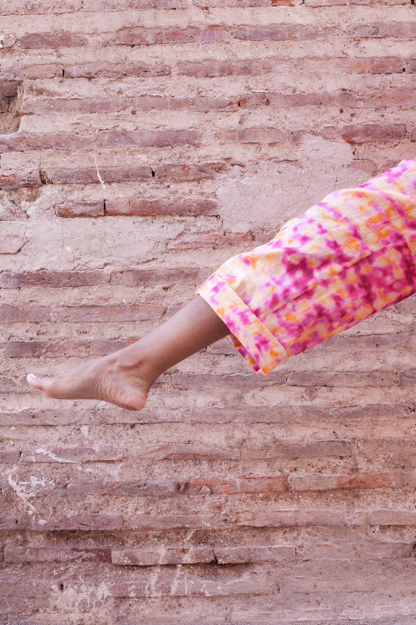 linen pants - LUISA - acid