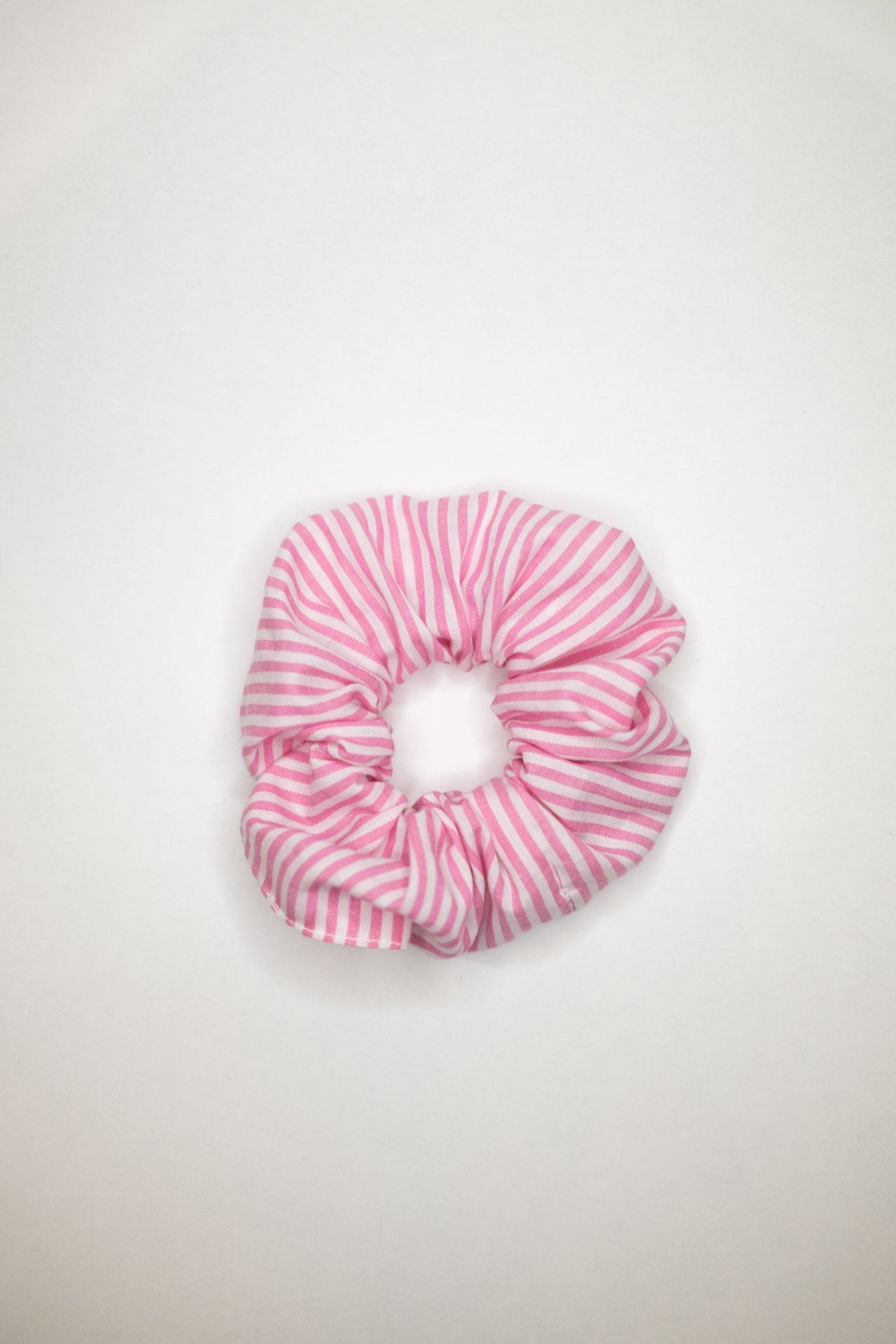 scrunchie - MEDINA cotton - stripes pink