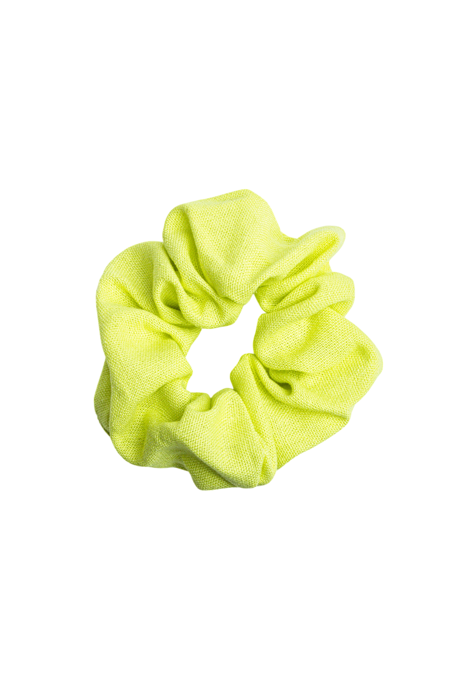scrunchie - MEDINA linen - neon
