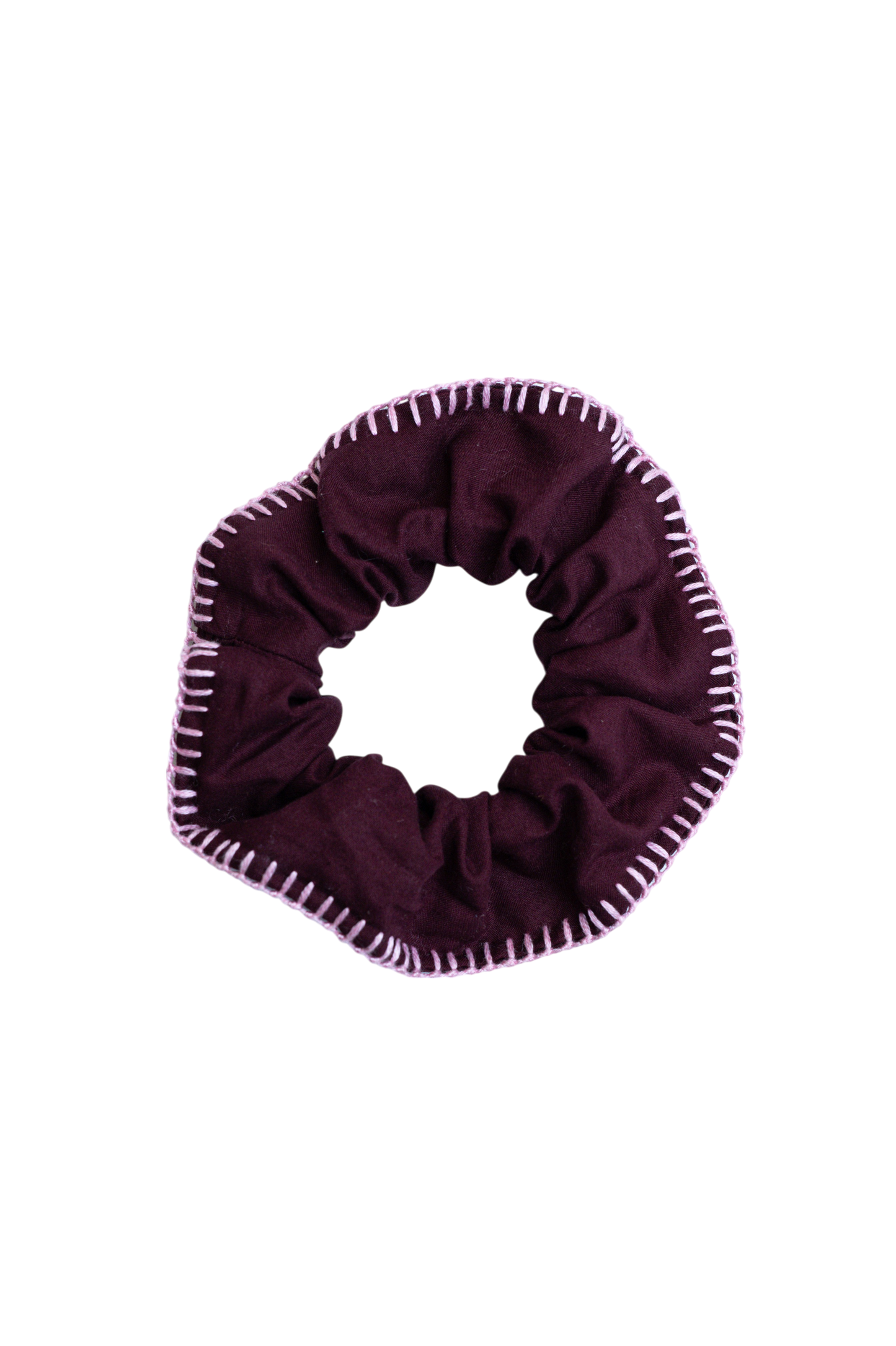 scrunchie - MEDINA cotton - bordeaux hbik