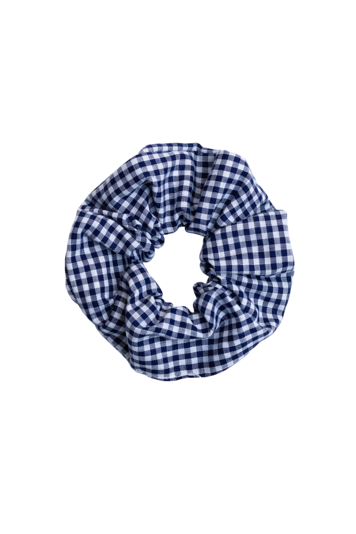 scrunchie - MEDINA cotton - checked marine