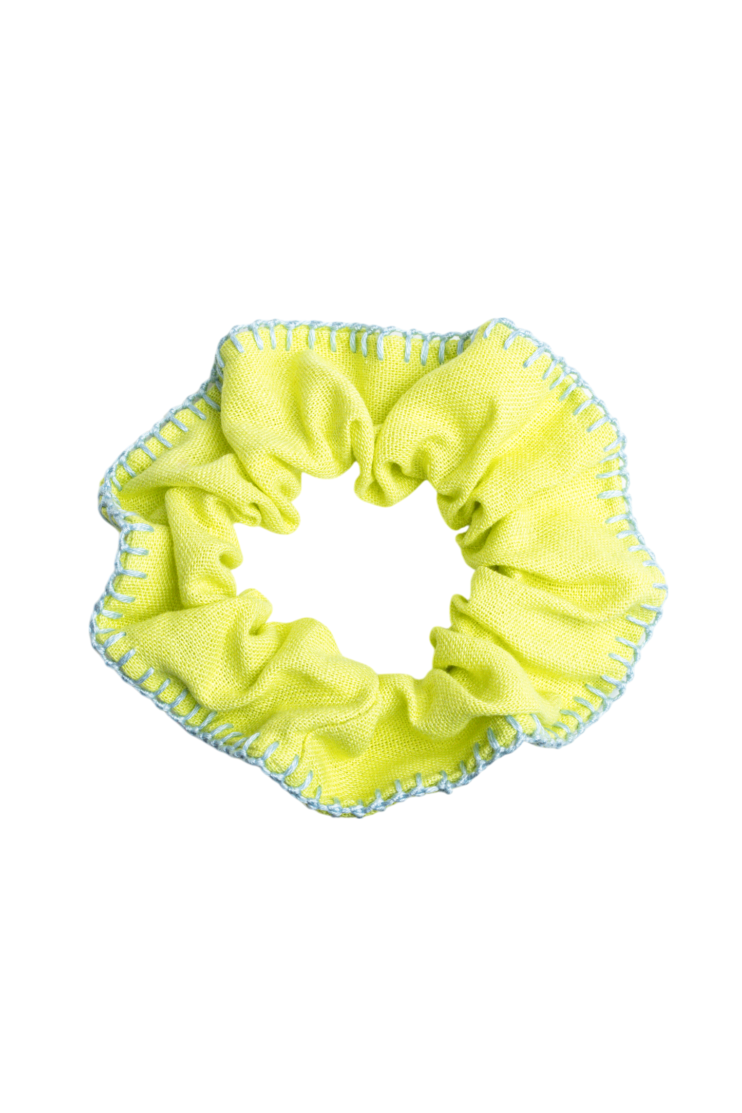 scrunchie - MEDINA linen - neon hbik
