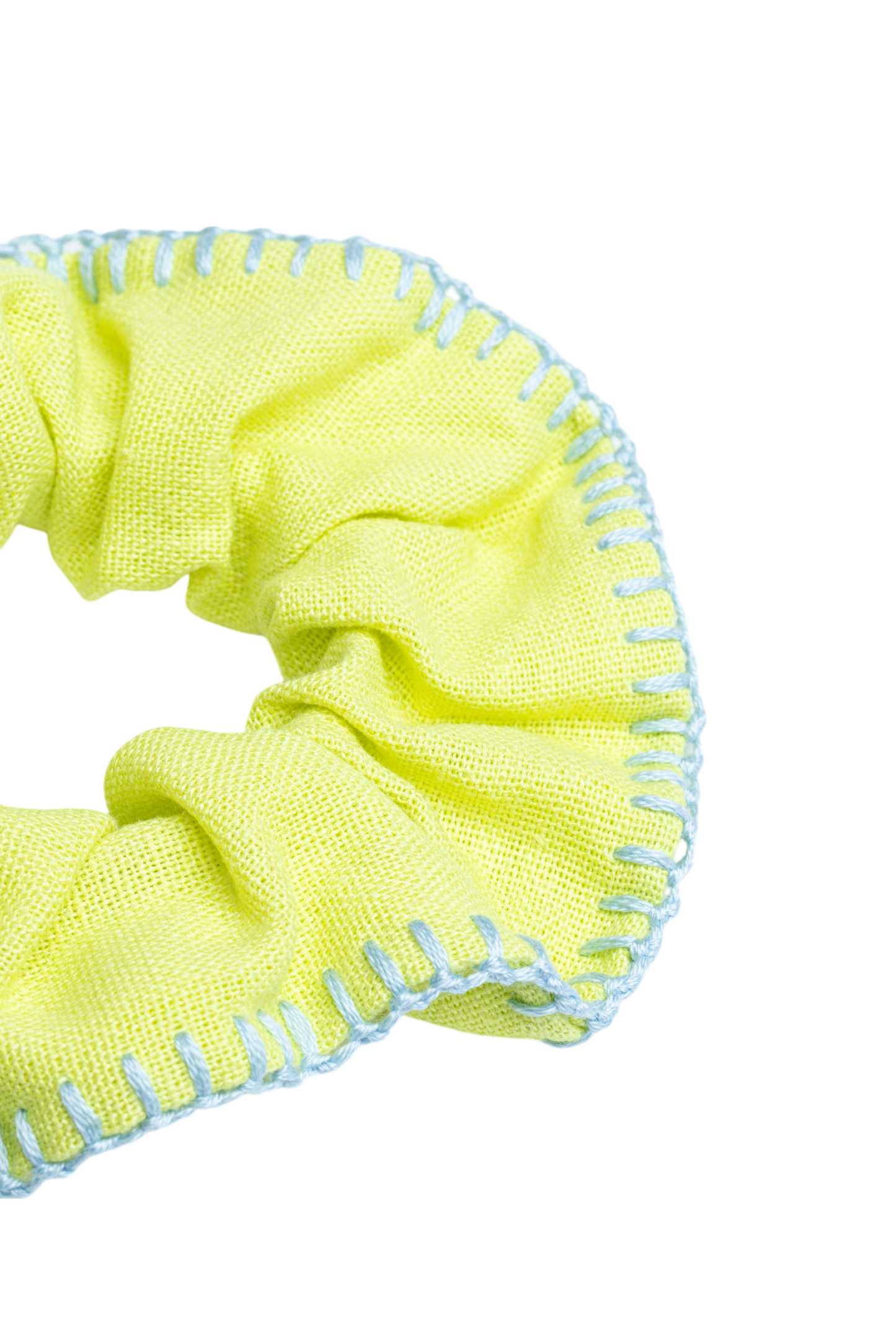 scrunchie - MEDINA linen - neon hbik