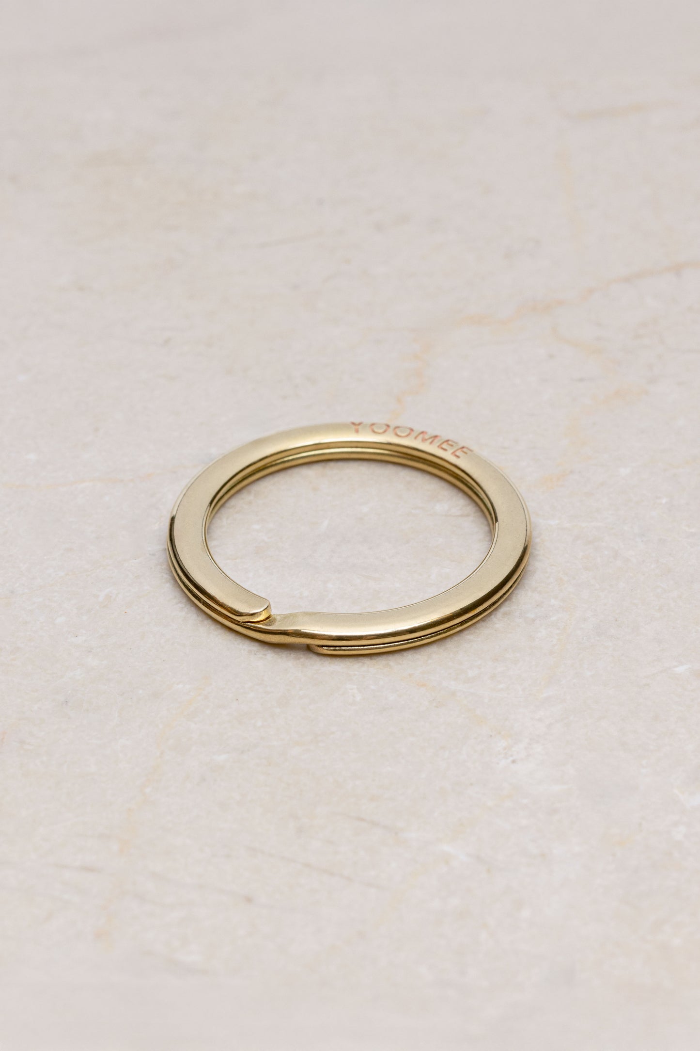carabiner - keyring - gold