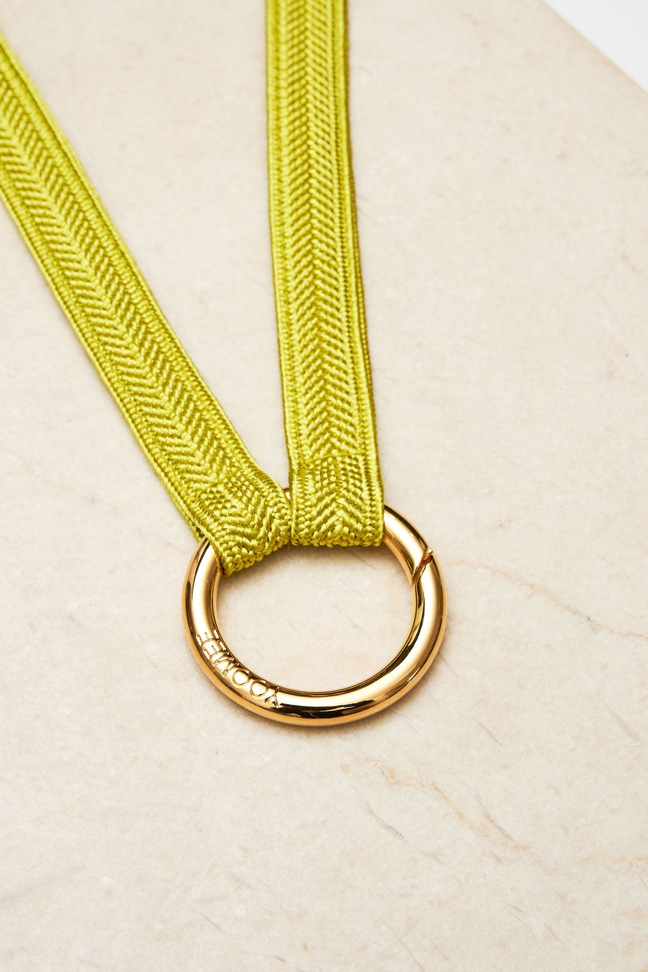 keychain band - ZAHRA - limegreen
