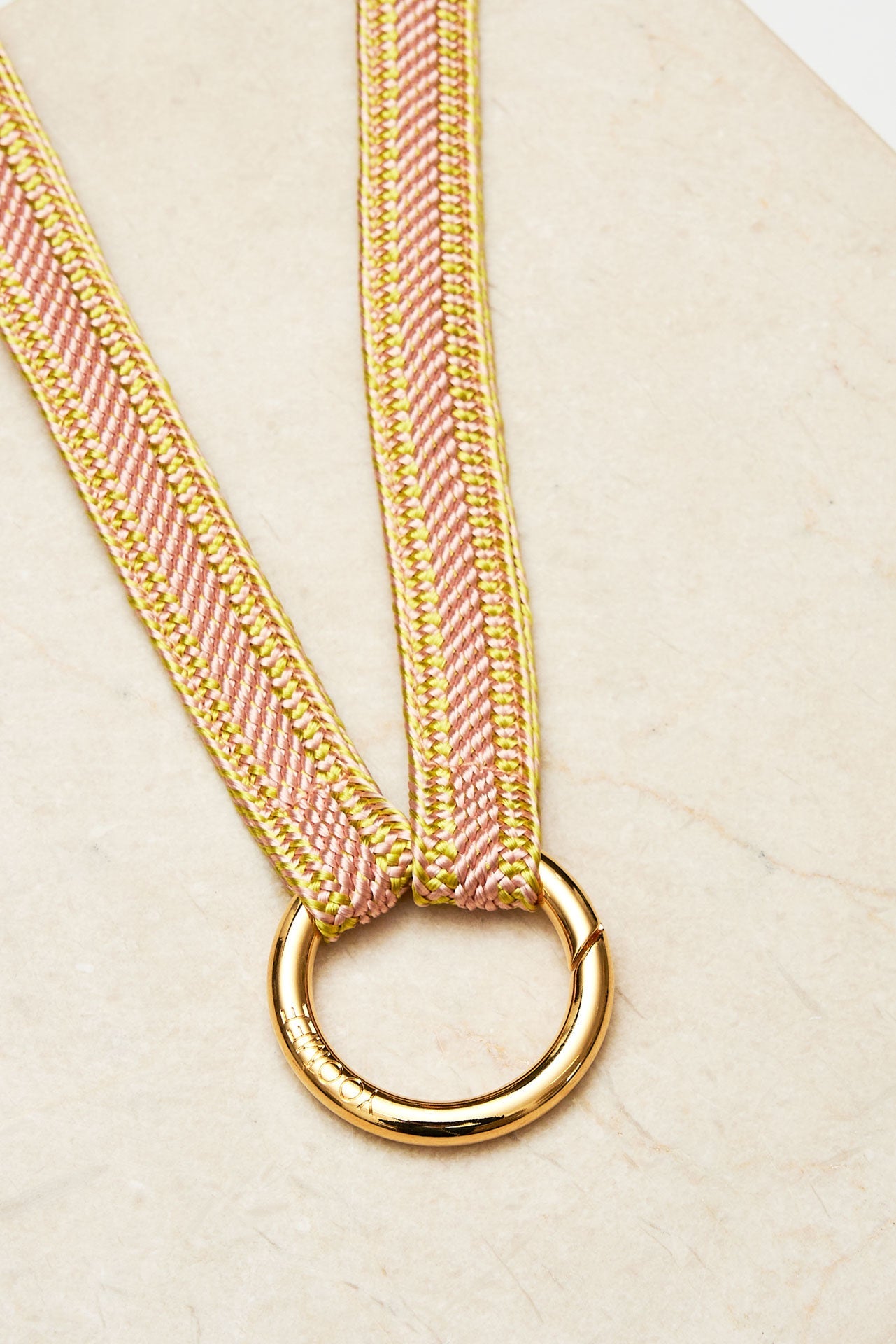 keychain band - ZAHRA - yellow snapper
