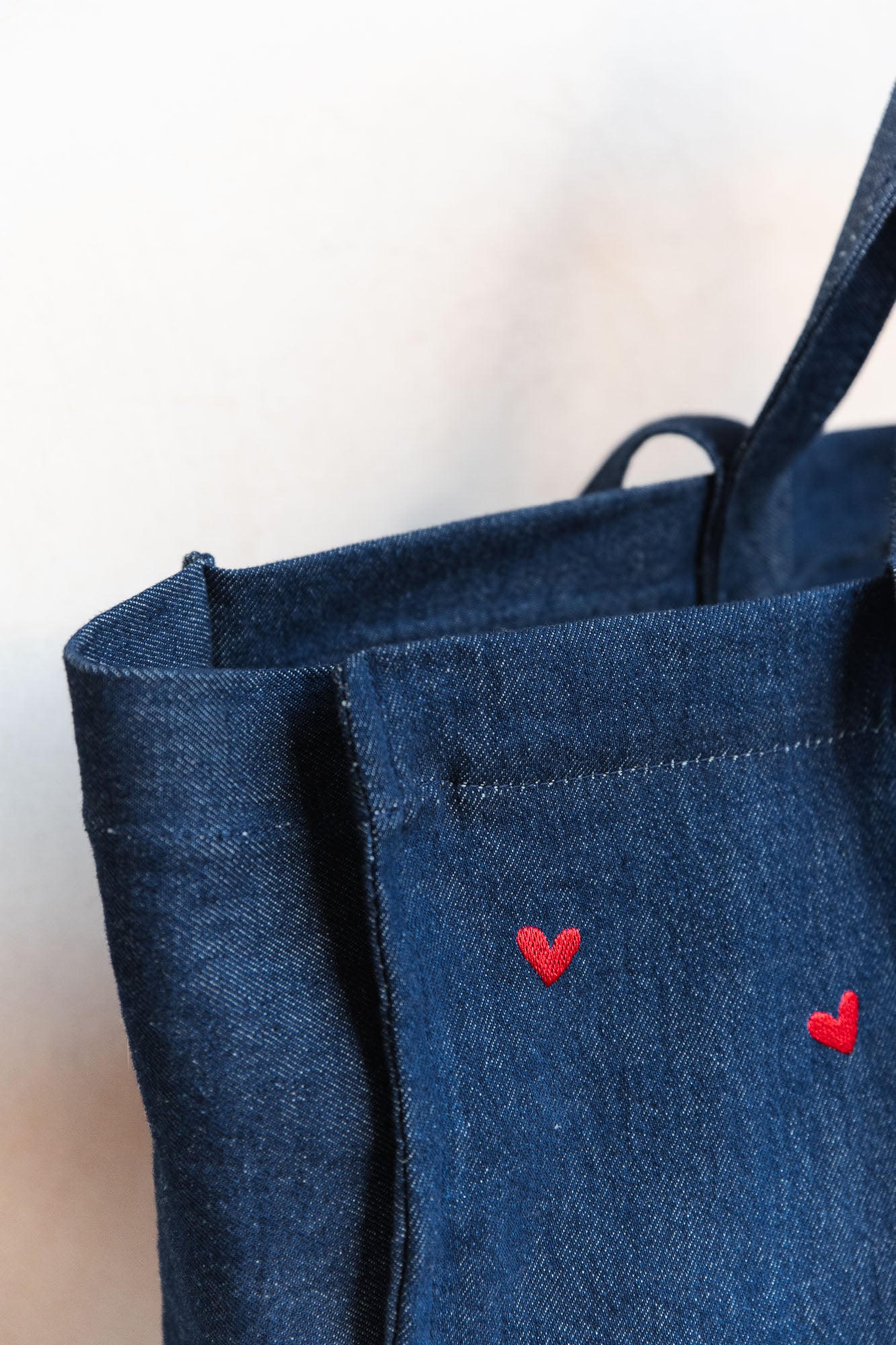 bag - SAFAR denim - hearts