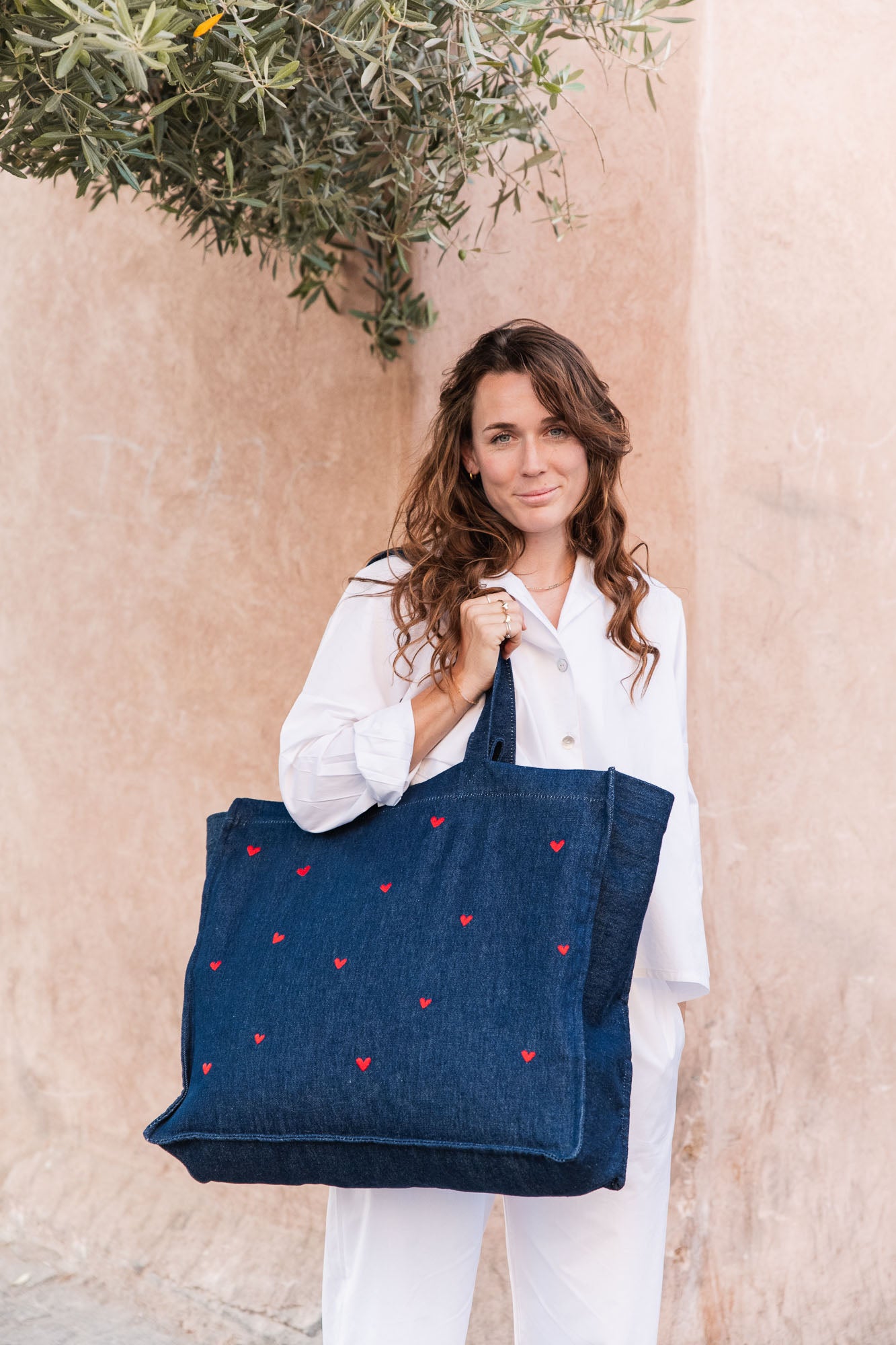 bag - SAFAR denim - hearts
