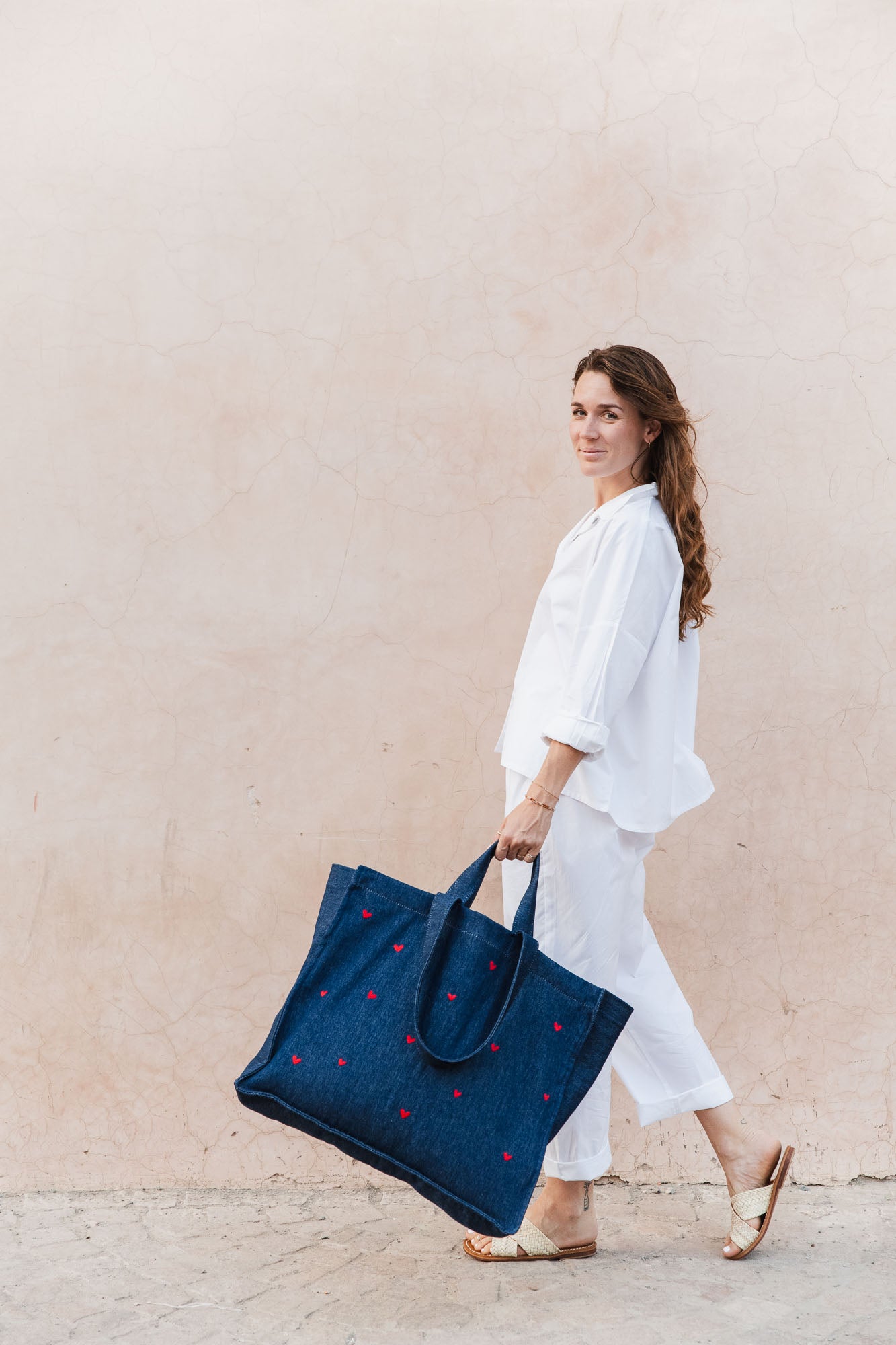 bag - SAFAR denim - hearts