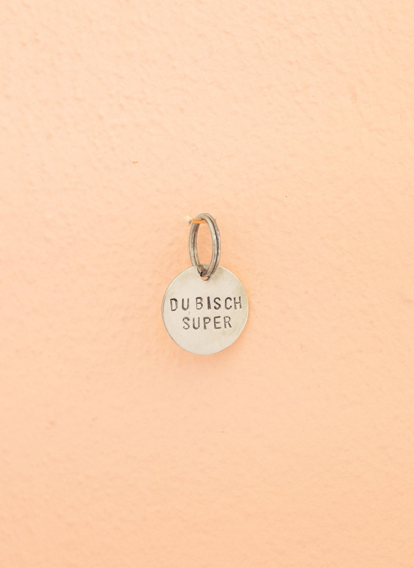 key tag - mini - du bisch super