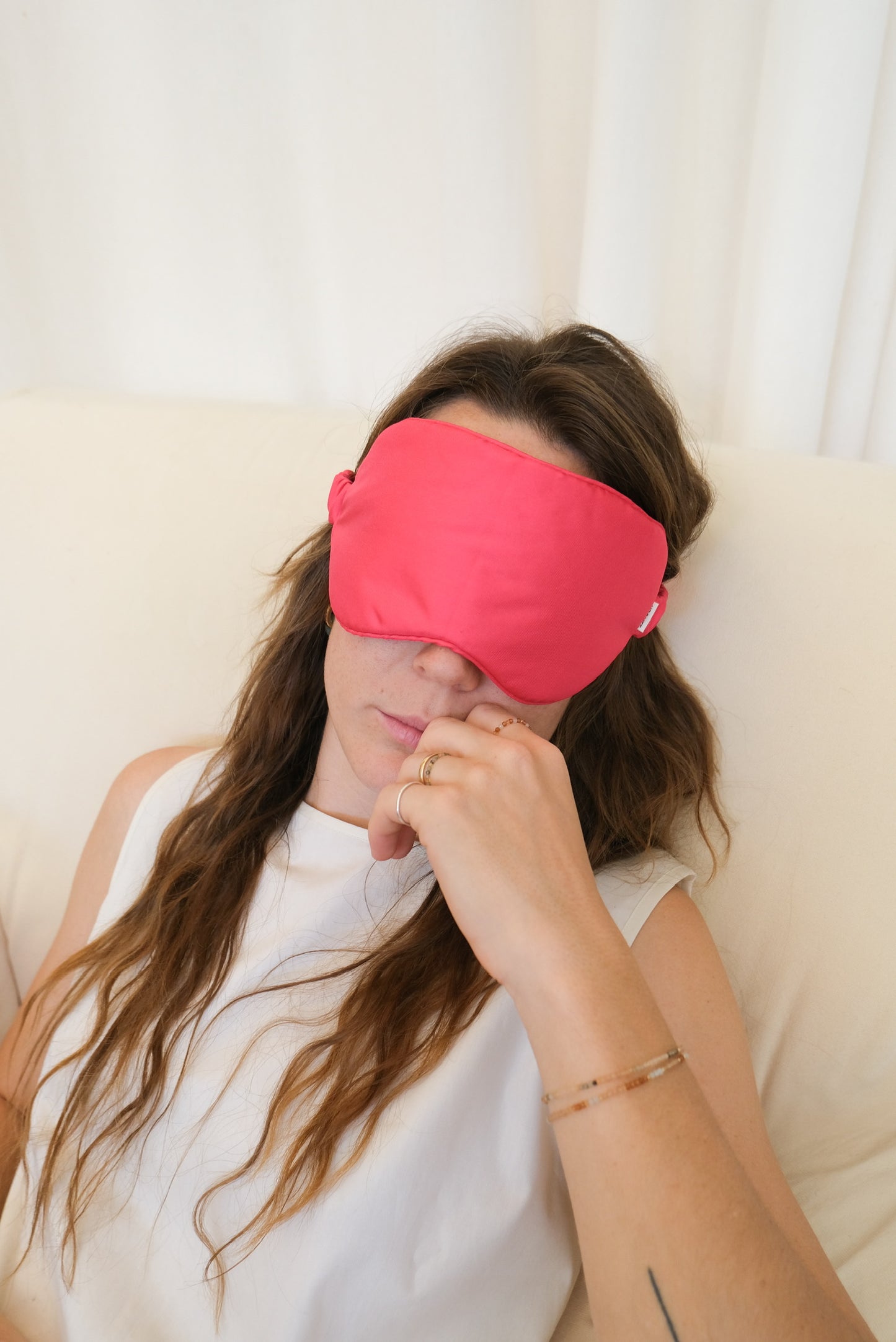sleeping mask - NAAS - magenta/yellow