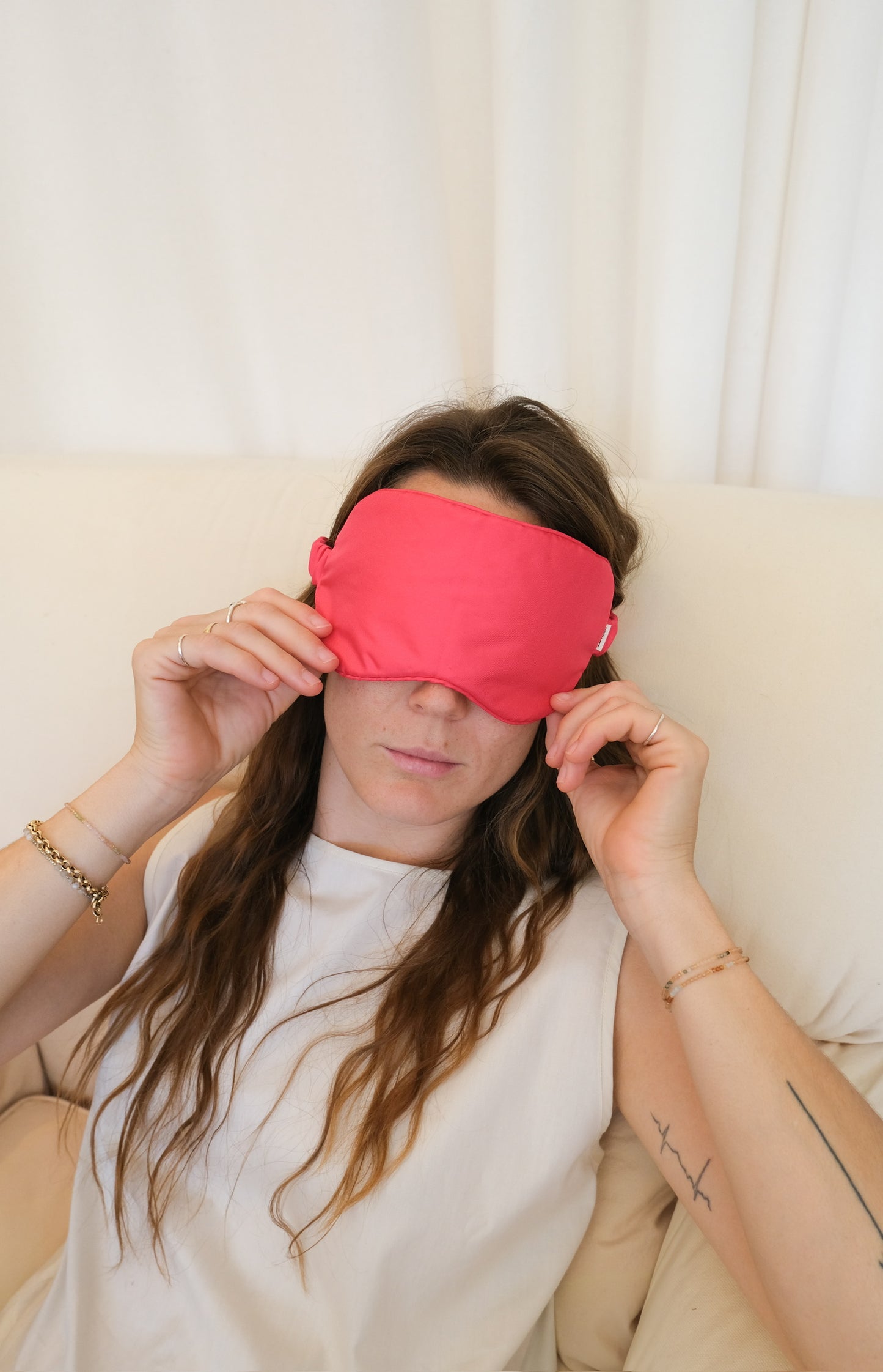 sleeping mask - NAAS - magenta/yellow