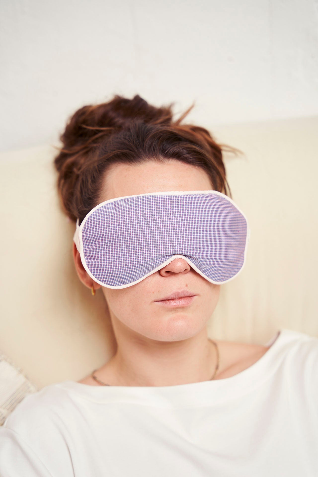 eye mask - RAHA mini squared - rose