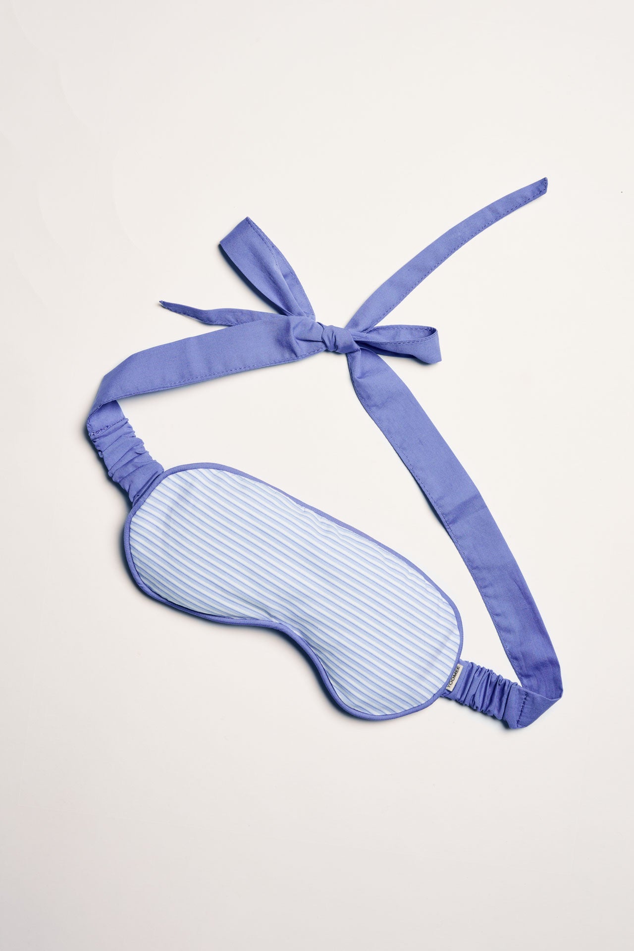 eye mask - RAHA - mini striped - blue/white