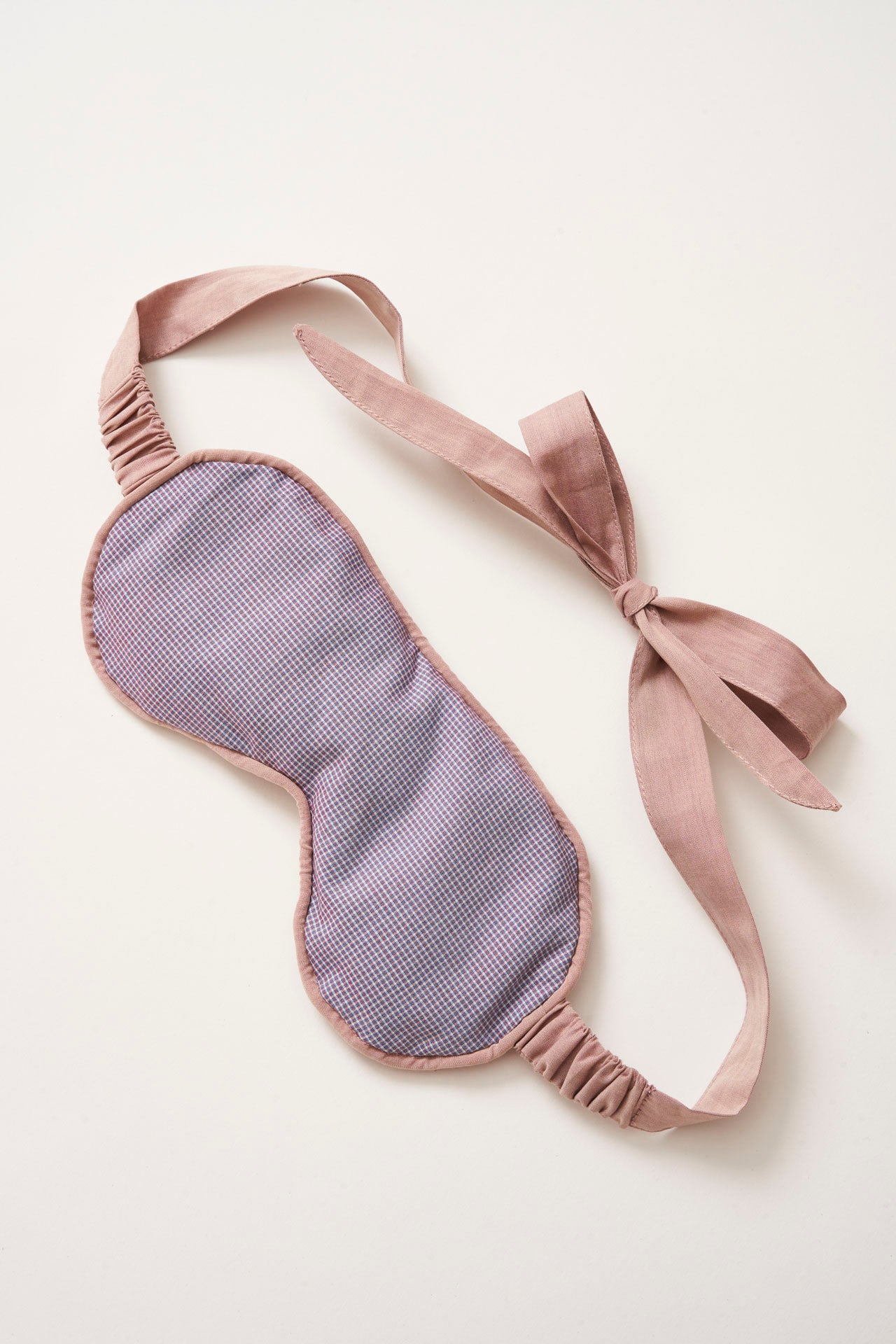 eye mask - RAHA mini squared - rose blue