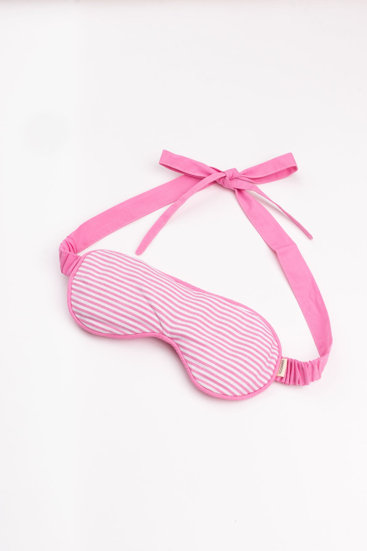 eye mask - RAHA stripes - pink