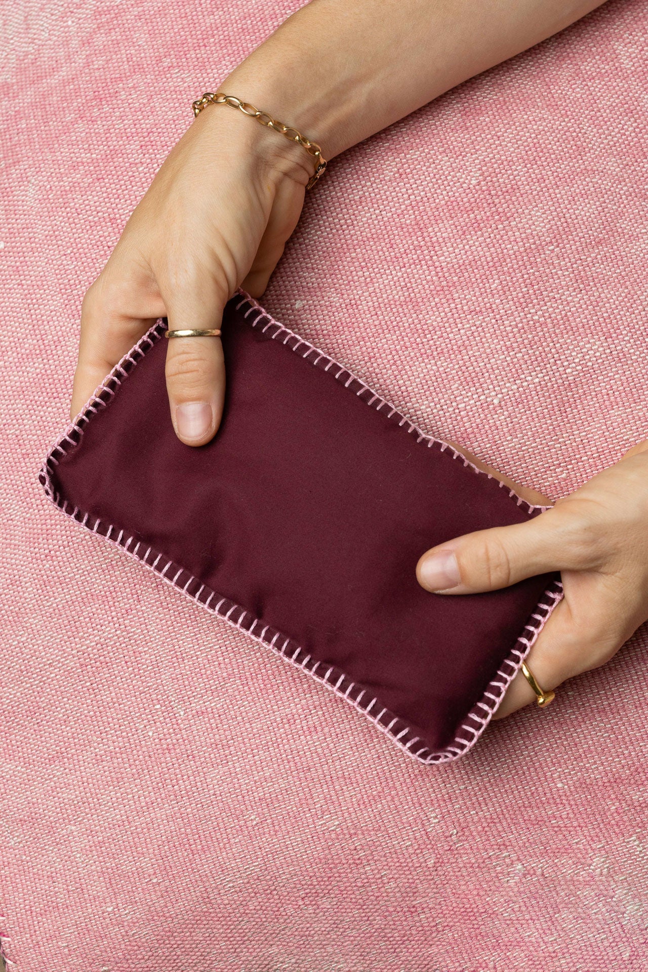 eye pillow - RAHA hbik - bordeaux