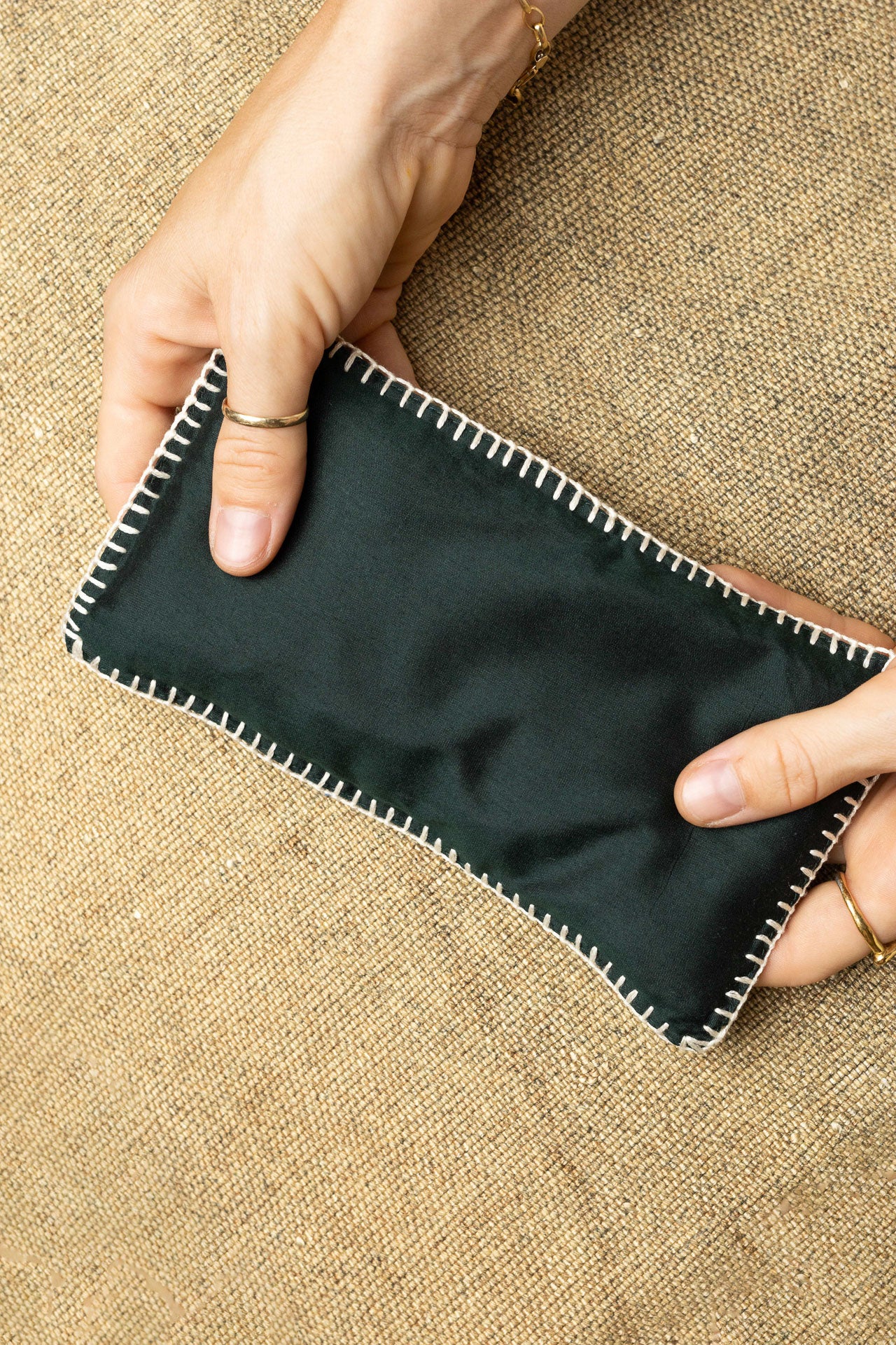 eye pillow - RAHA hbik - emerald