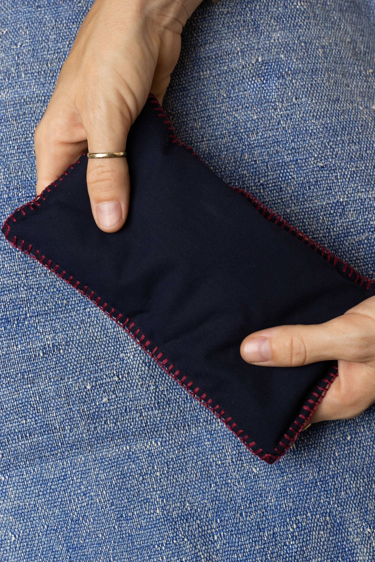 eye pillow - RAHA hbik - marine