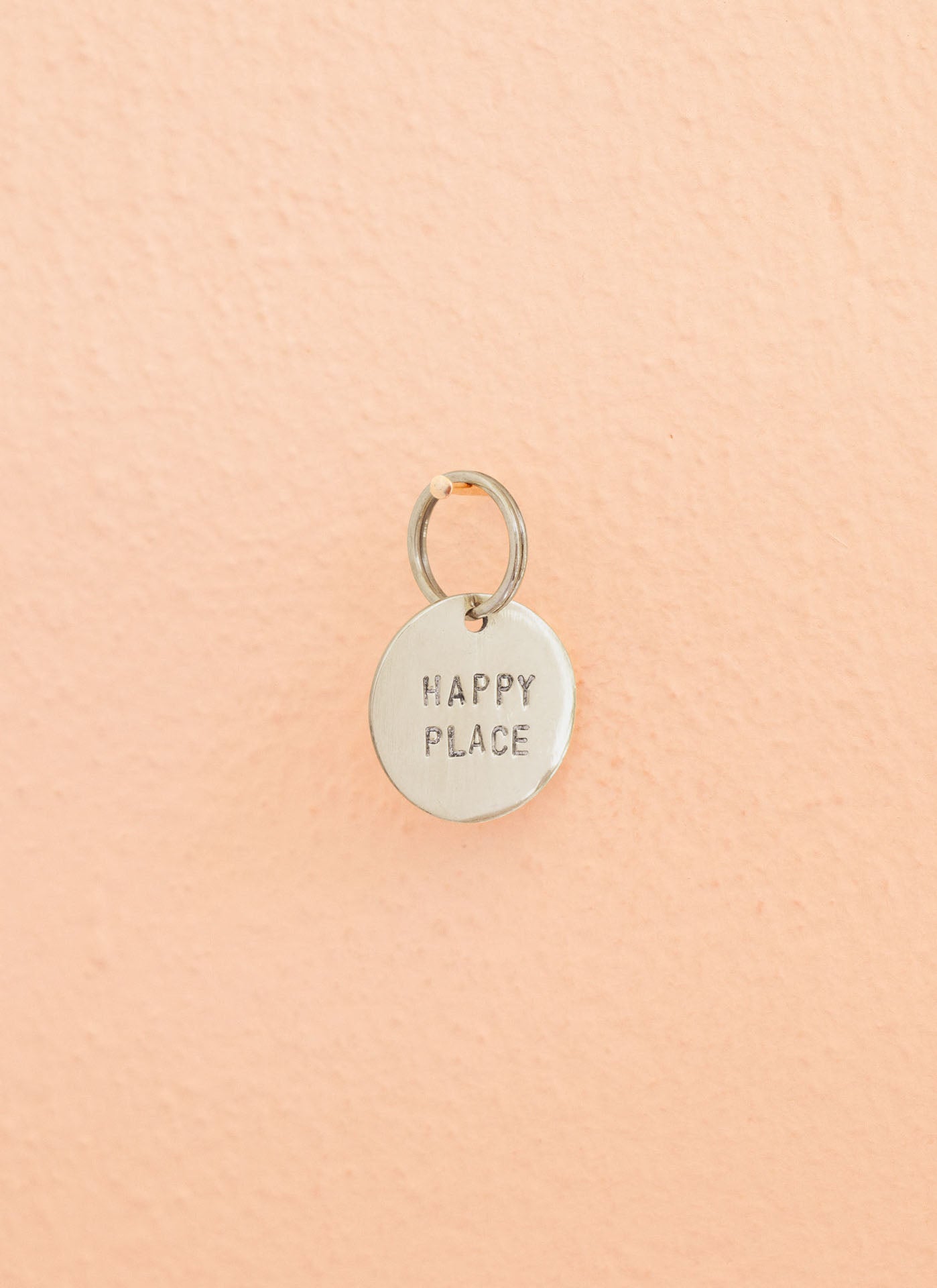 key tag - mini - happy place