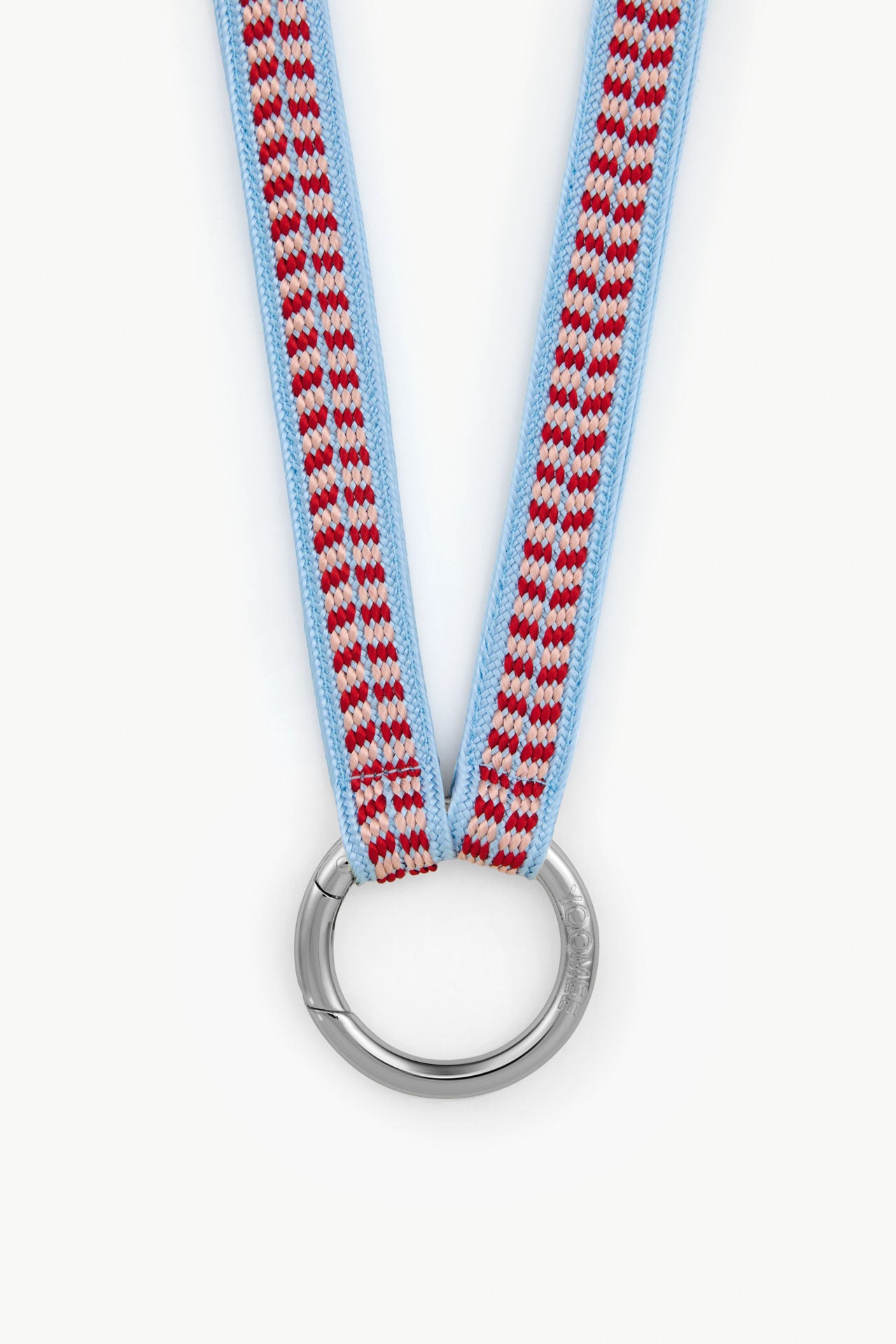 keychain band - ZAHRA - blush & blue