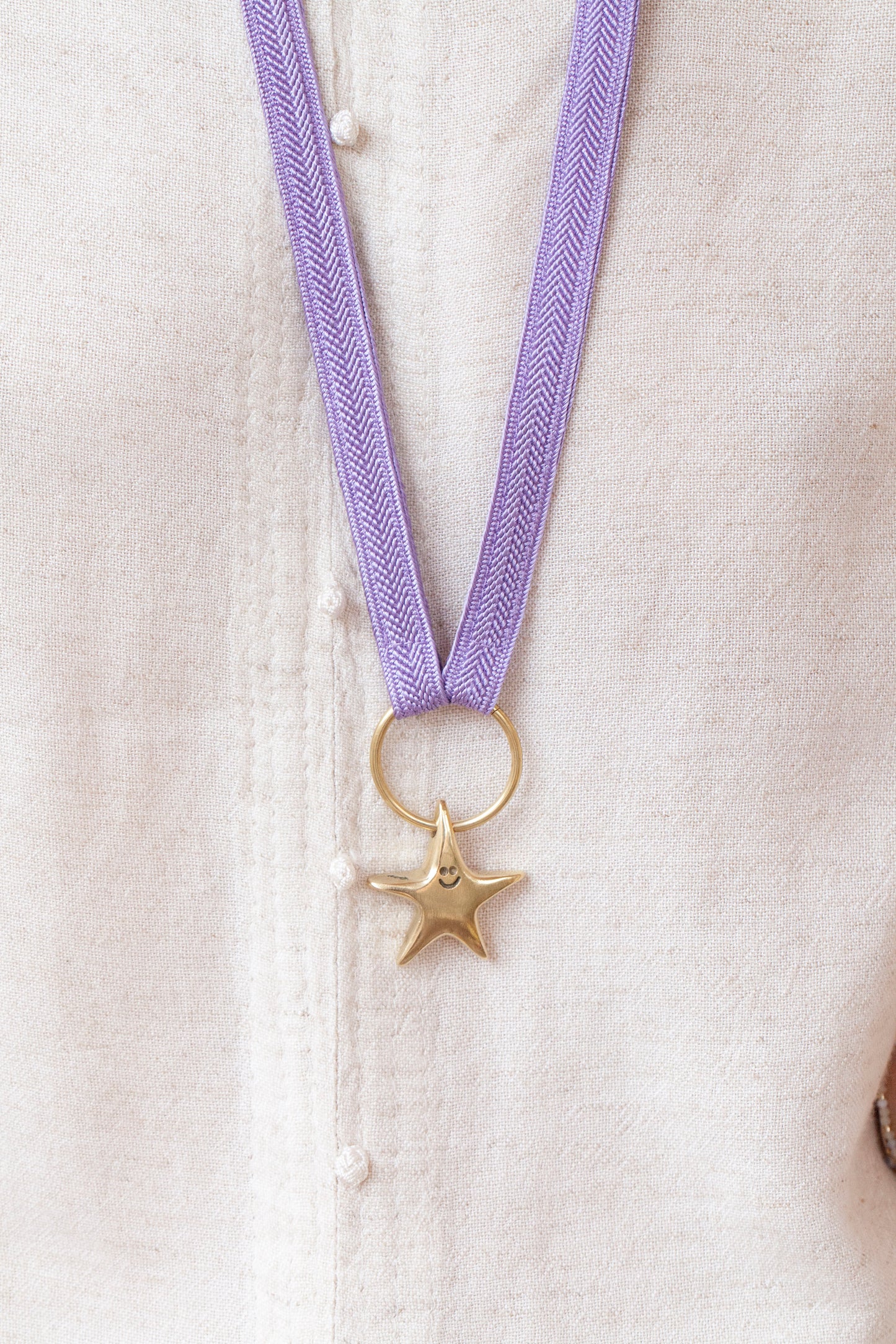 keychain band - ZAHRA - lilac