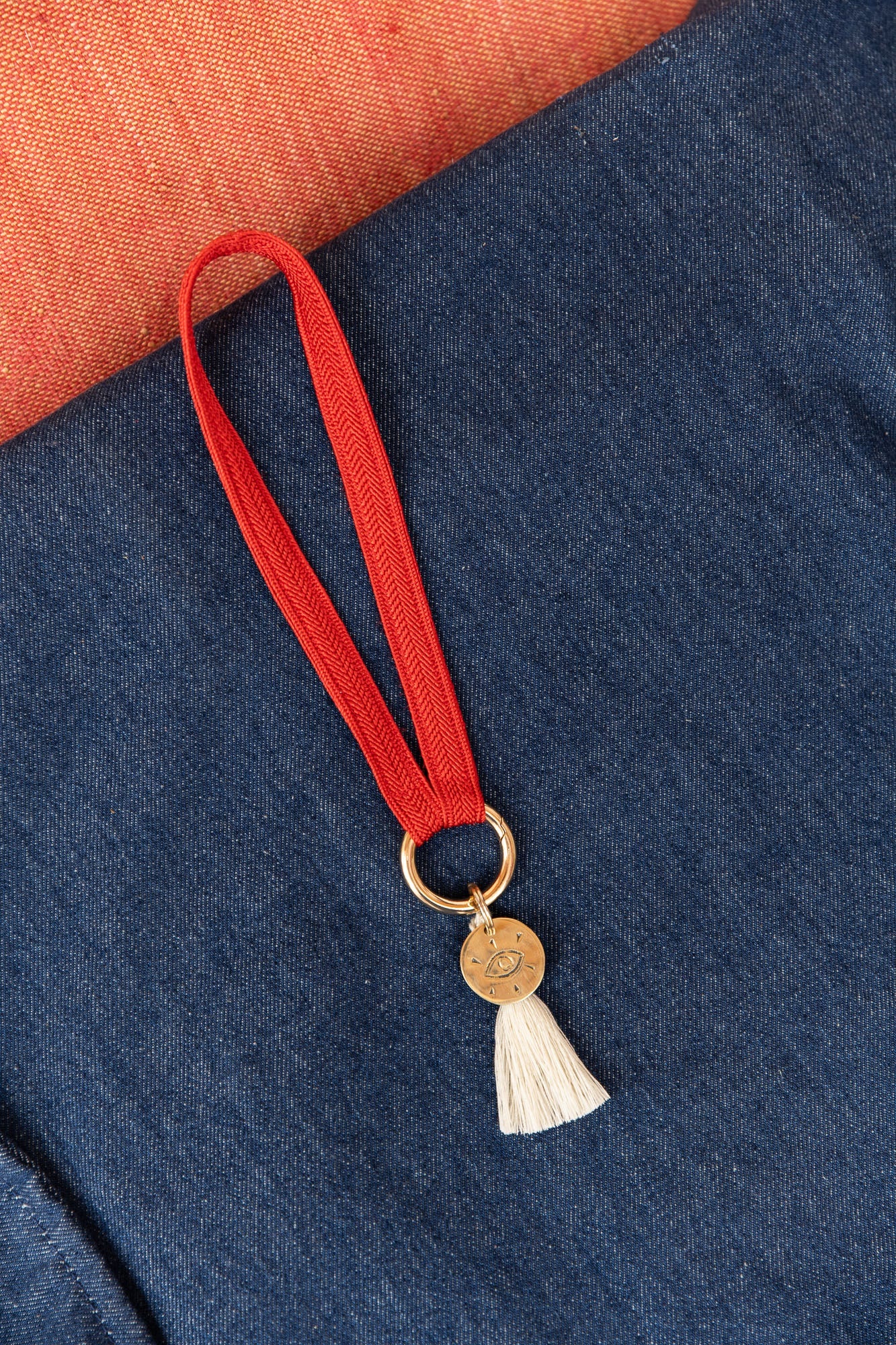 keychain band - ZAHRA mini - scarlet red